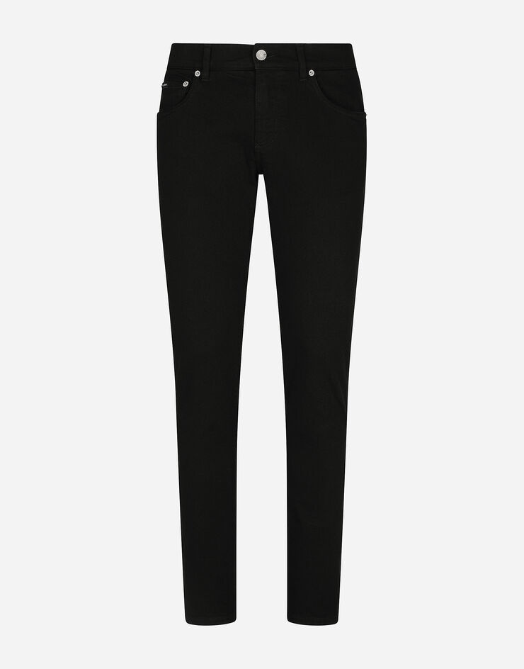 Black skinny stretch jeans - 3