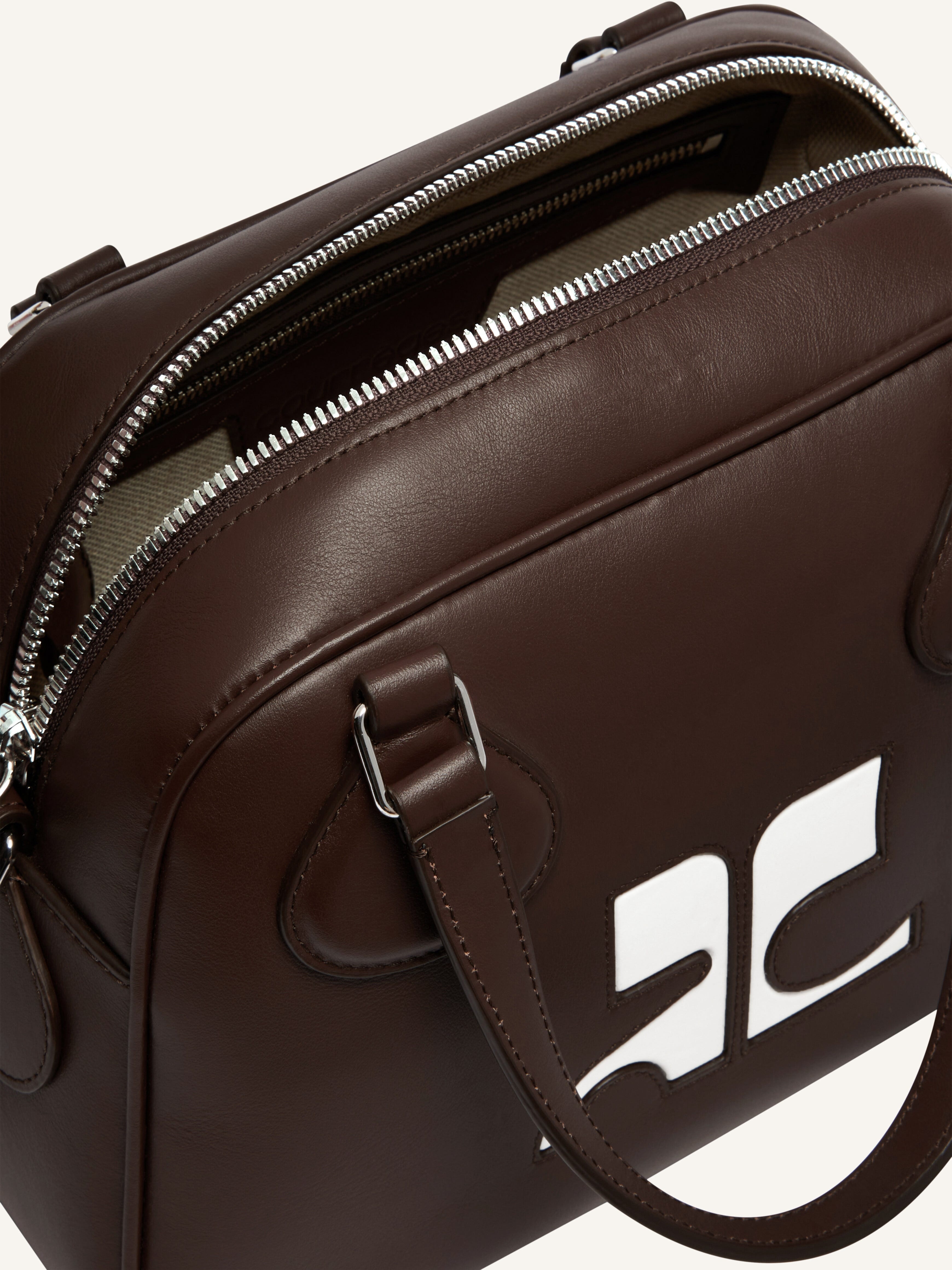 REEDITION MINI LEATHER BOWLING BAG - 4