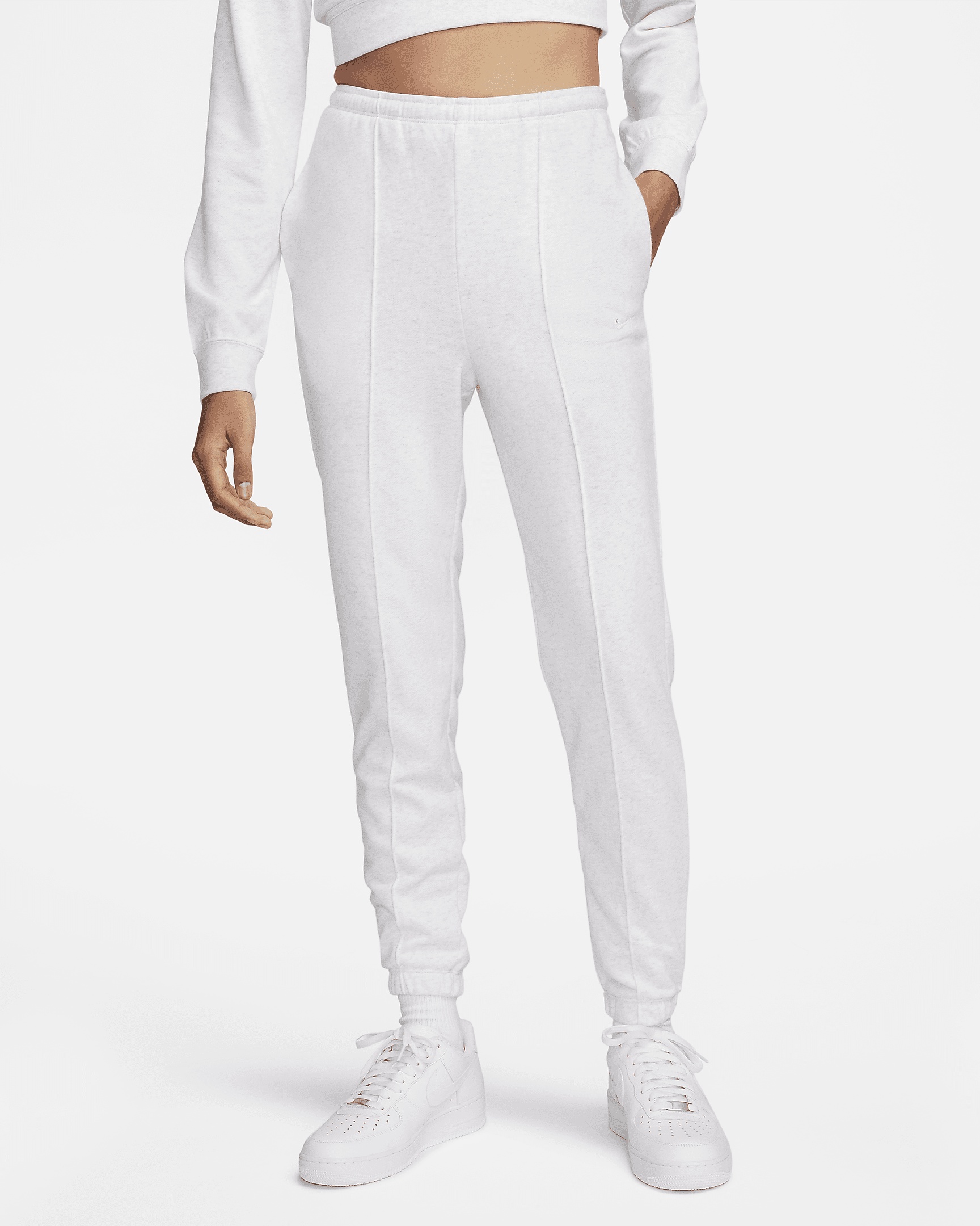 Women's Nike Sportswear Chill Terry Slim High-Waisted French Terry Sweatpants - 1