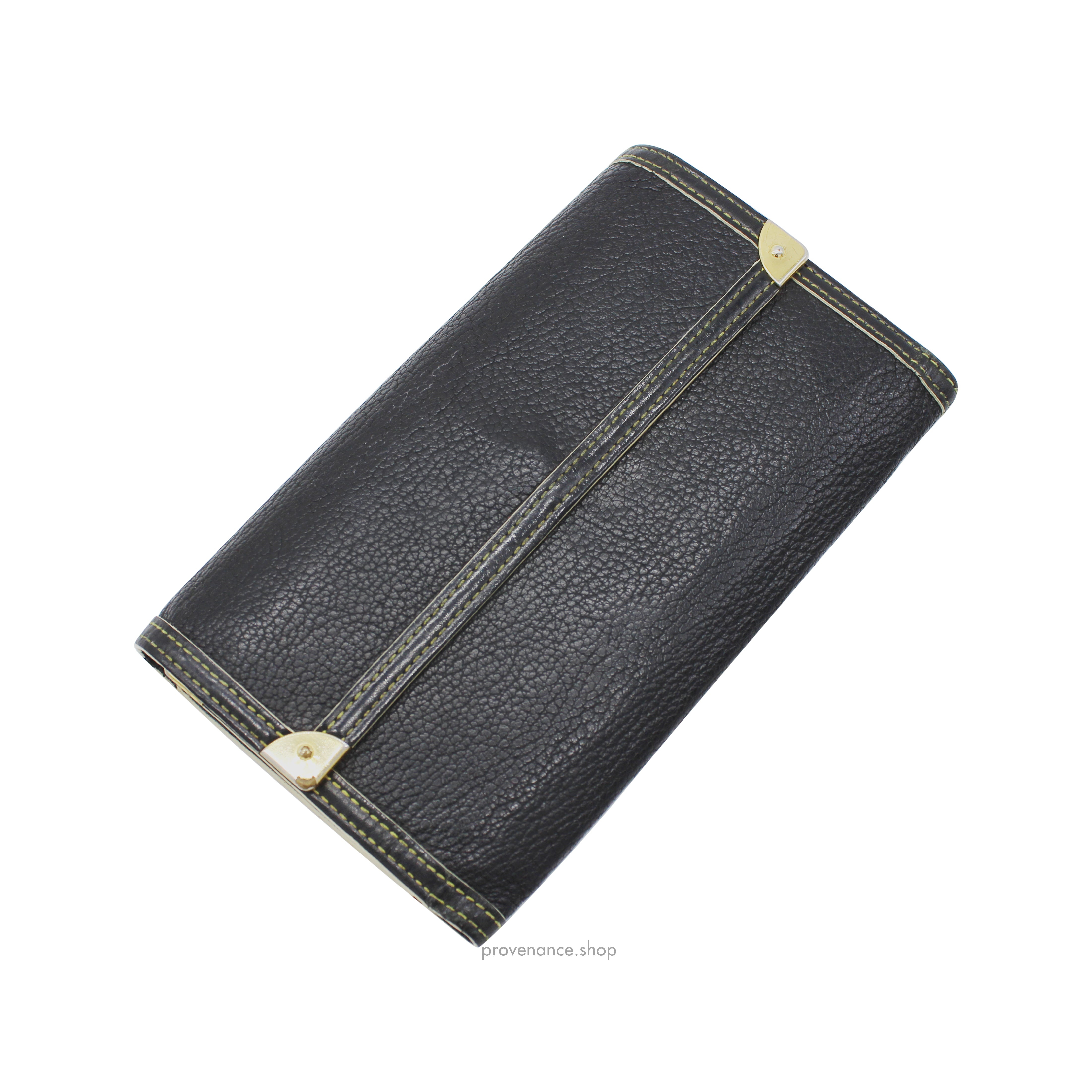 Louis Vuitton x Marc Jacobs International Wallet - Black Suhali Noir Leather - 4