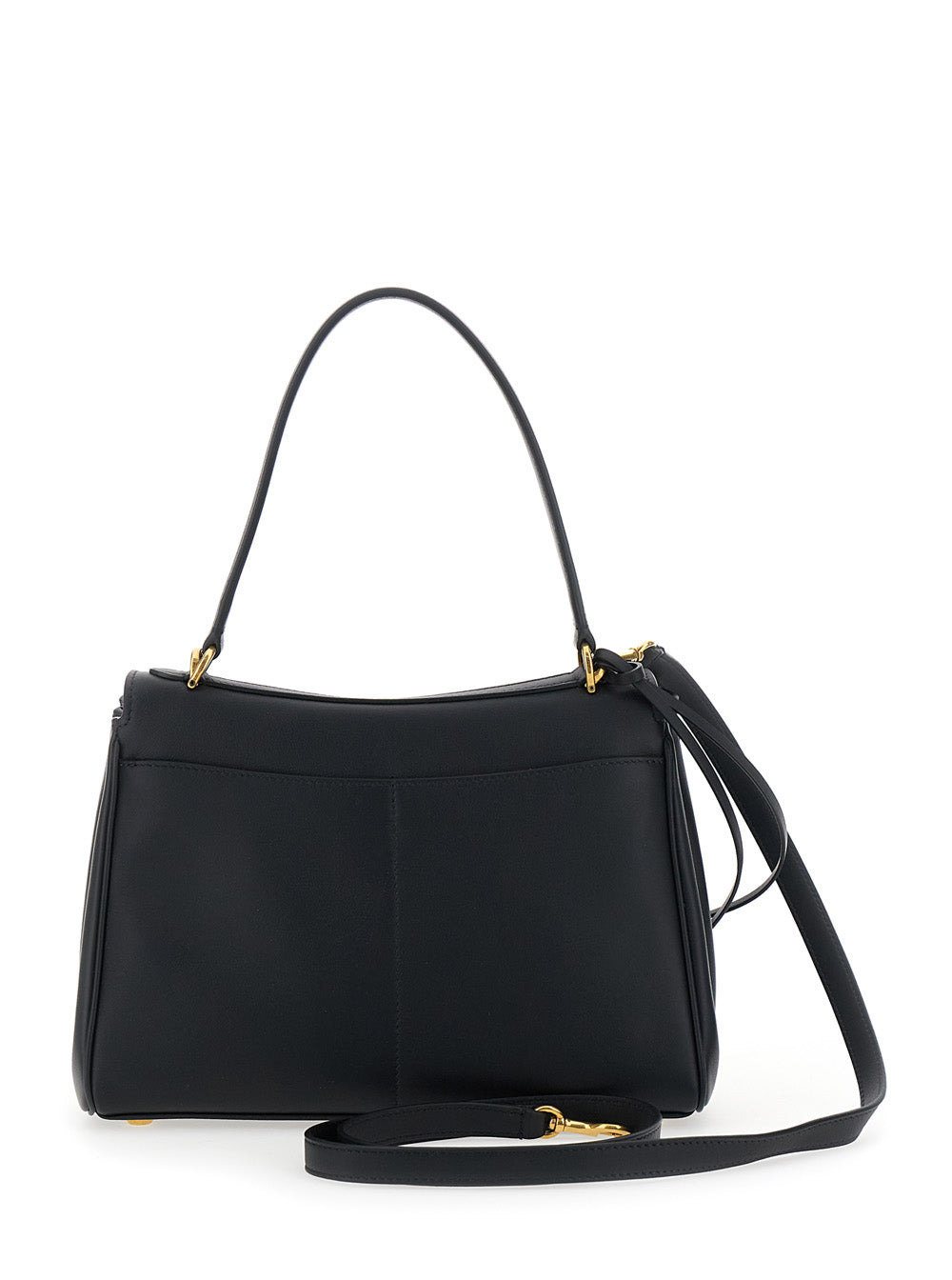 Balenciaga Women 'Small Rodeo' Black Handbag With Detachable Key Holder In Smooth Leather Woman - 4