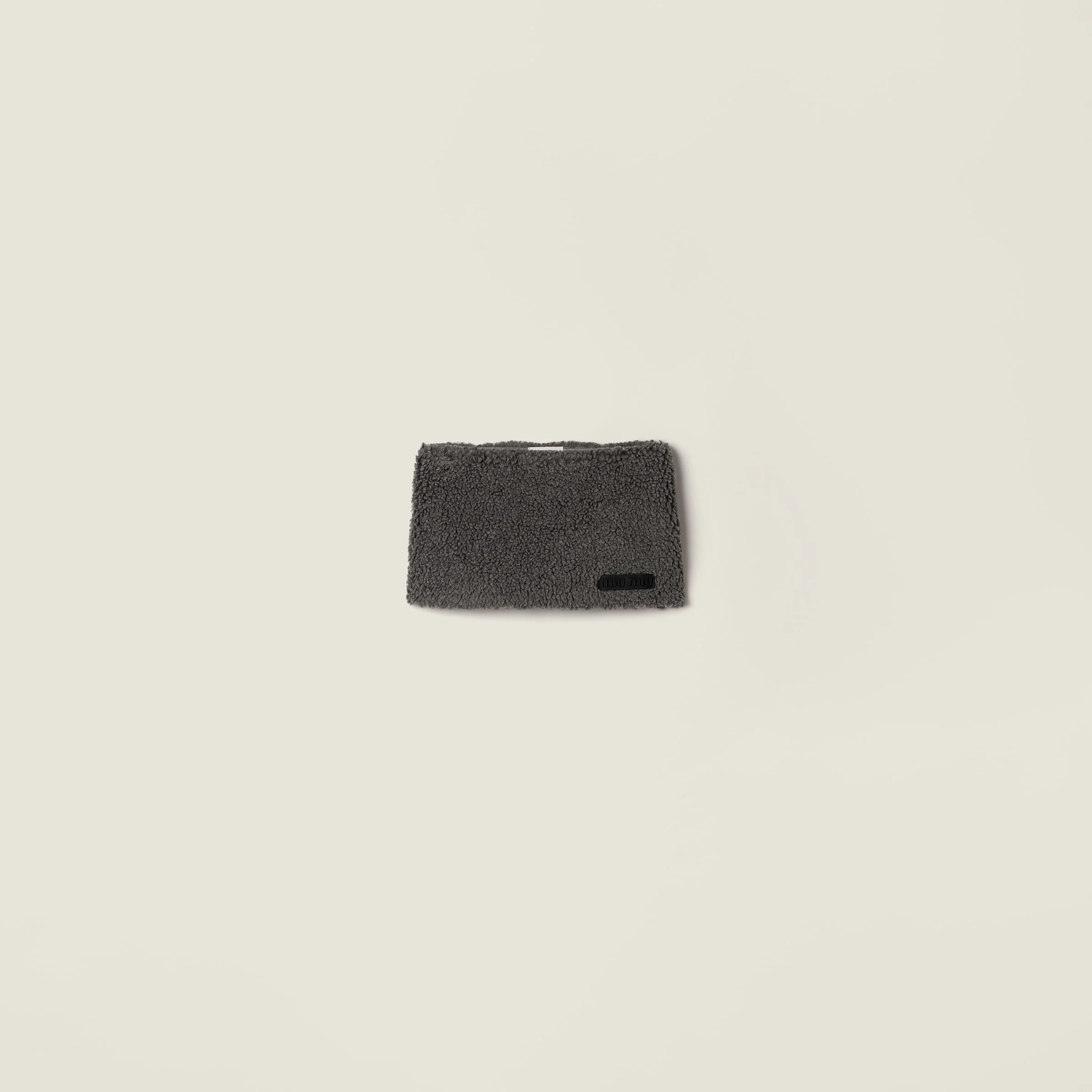 Fleece miniskirt - 1