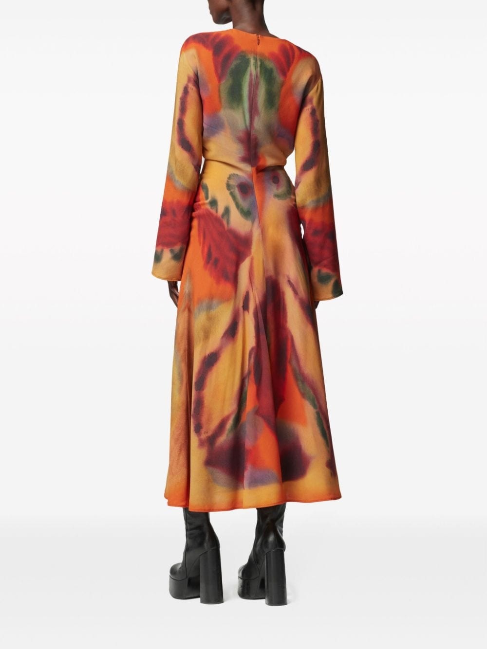 Nikouria graphic-print dress - 4
