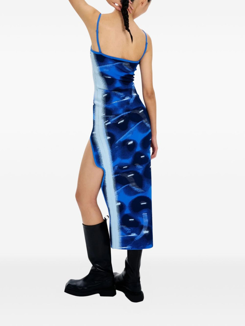 spaghetti-strap split midi dress 4