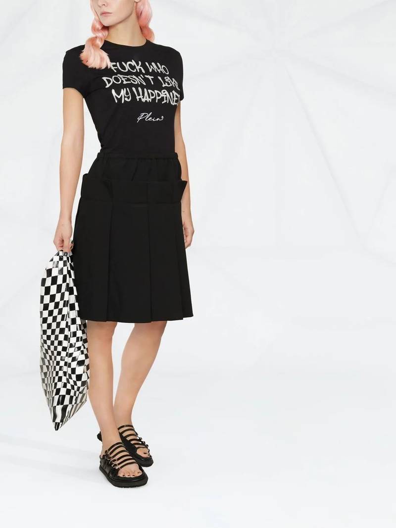 PHILIPP PLEIN Sexy Pure rhinestone-embellished T-shirt outlook