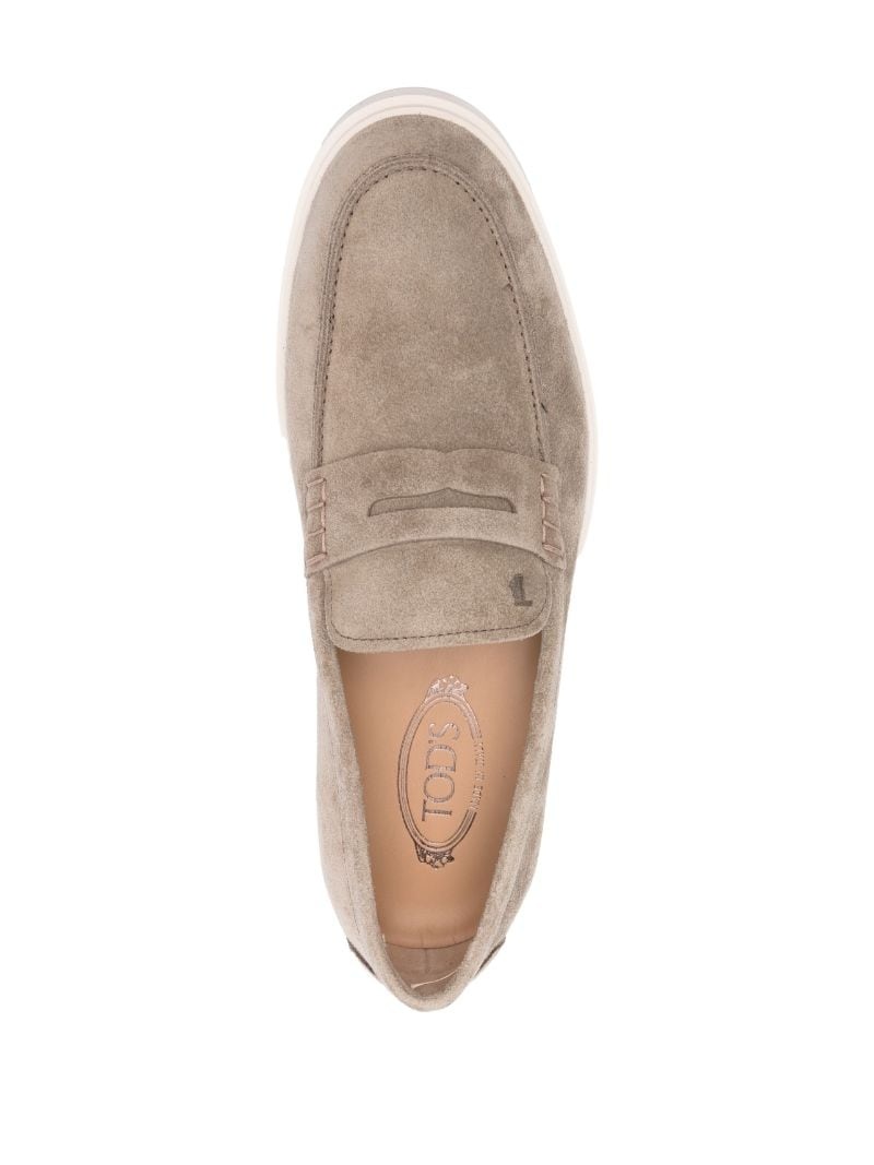 Slipper suede loafers - 4