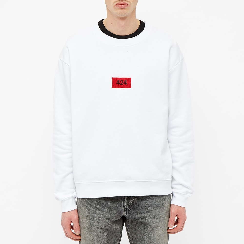 424 Box Logo Crew Sweat - 4