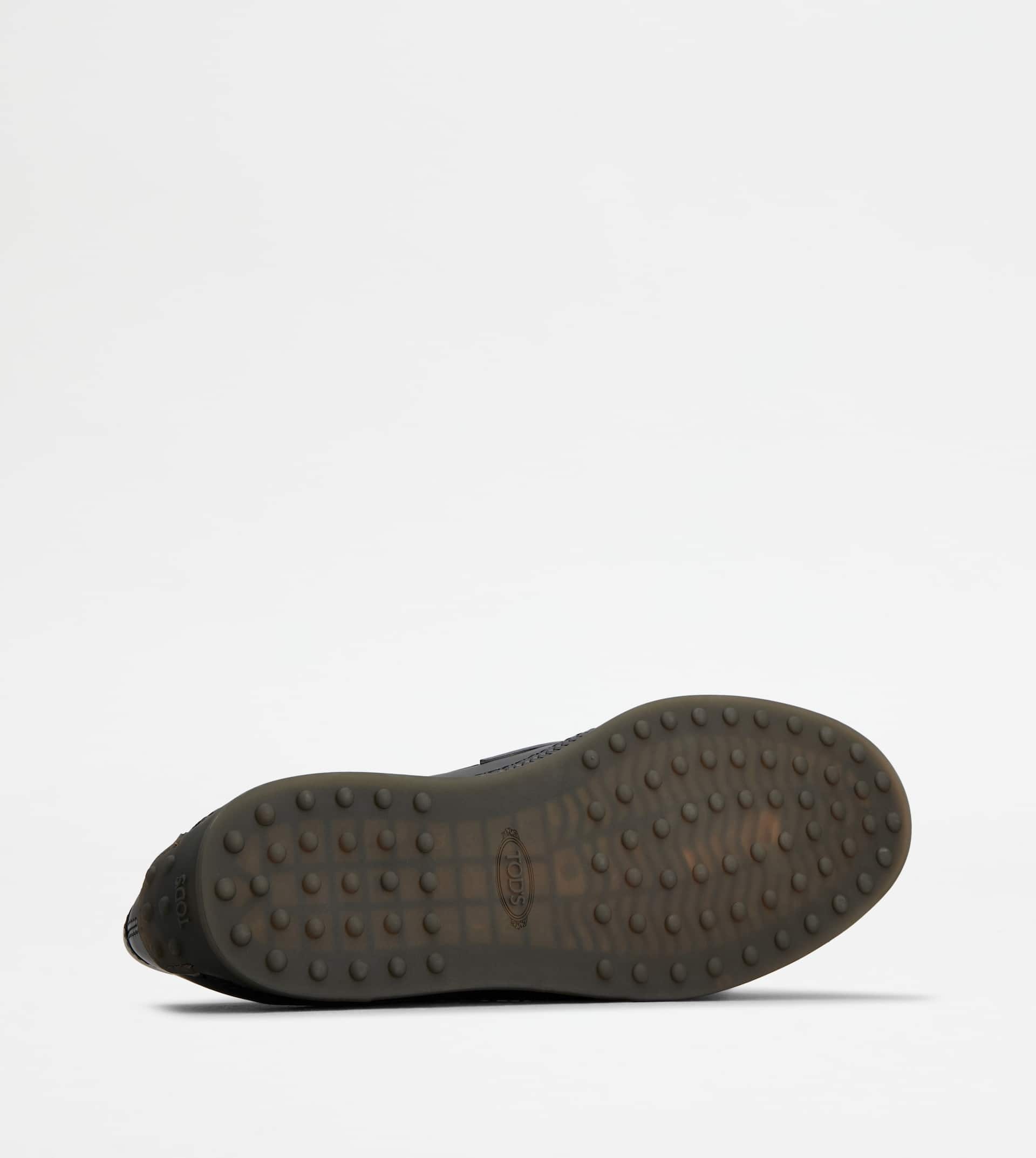 LOAFERS IN LEATHER - BLACK - 4