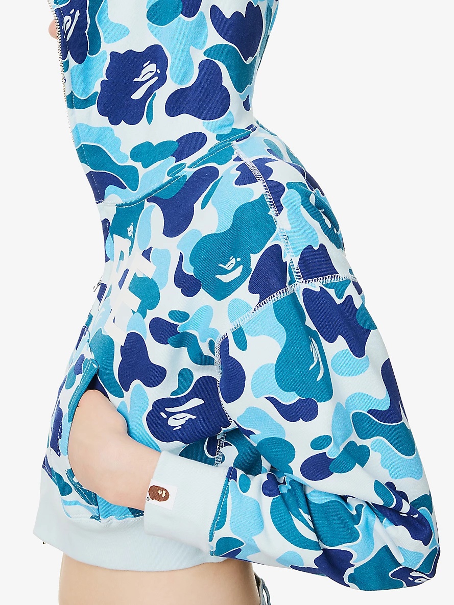 Camouflage Brand-Print Cotton-Jersey Hoody - 6