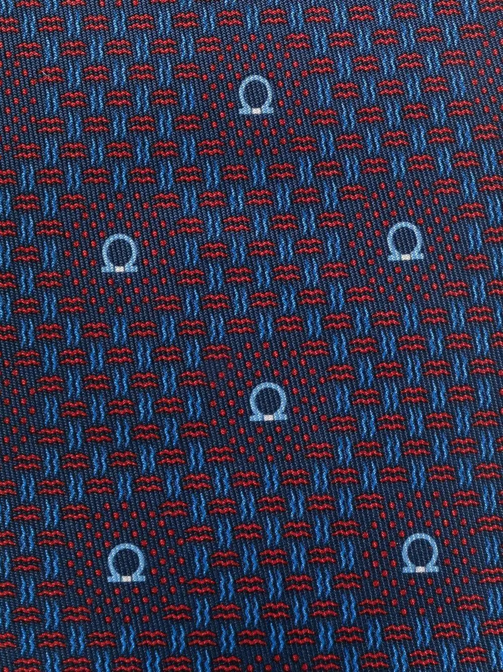 abstract-print silk tie - 2