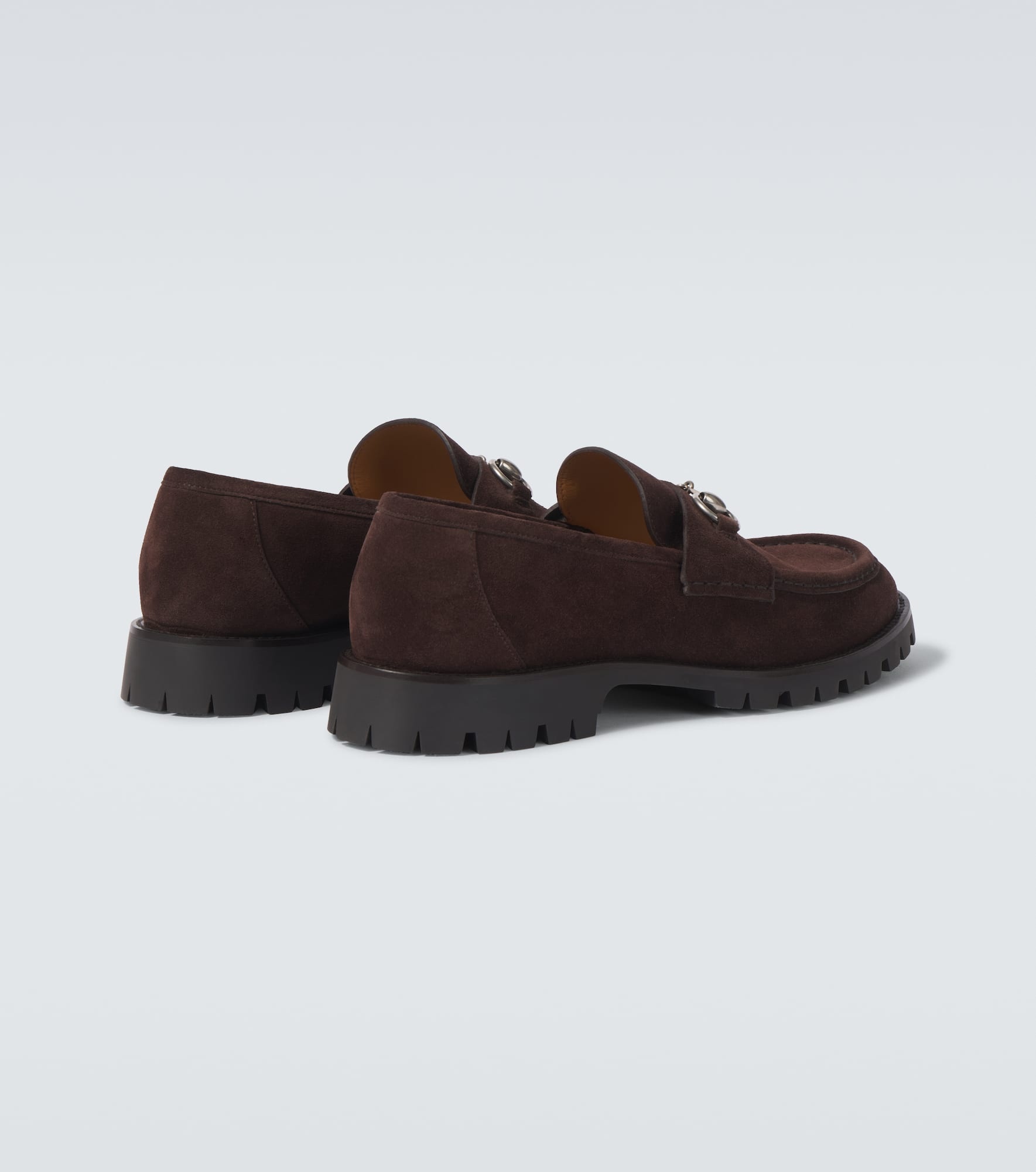 Horsebit suede loafers - 6