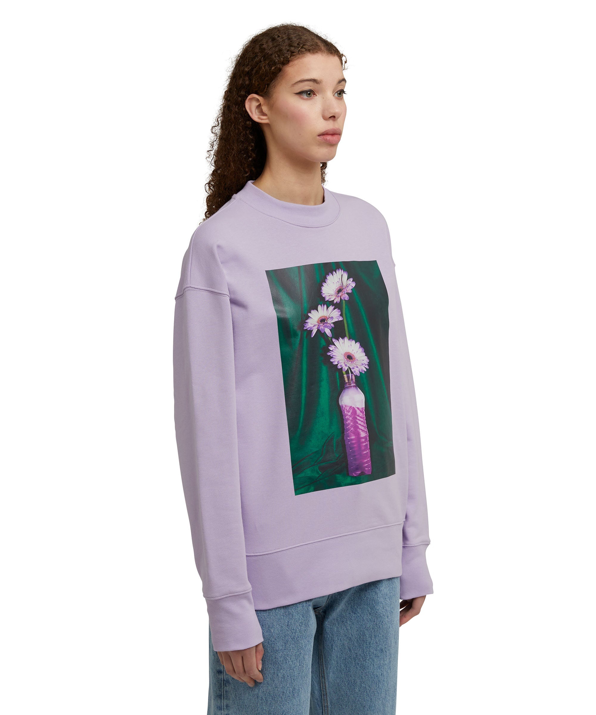 Organic cotton crewneck t-shirt from the MSGM Fantastic Green Capsule - 7