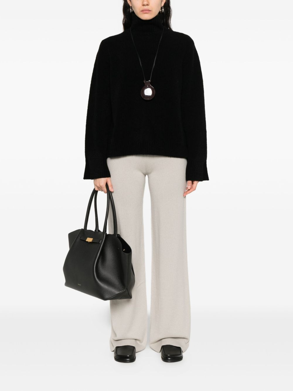 high-neck sweater - 2