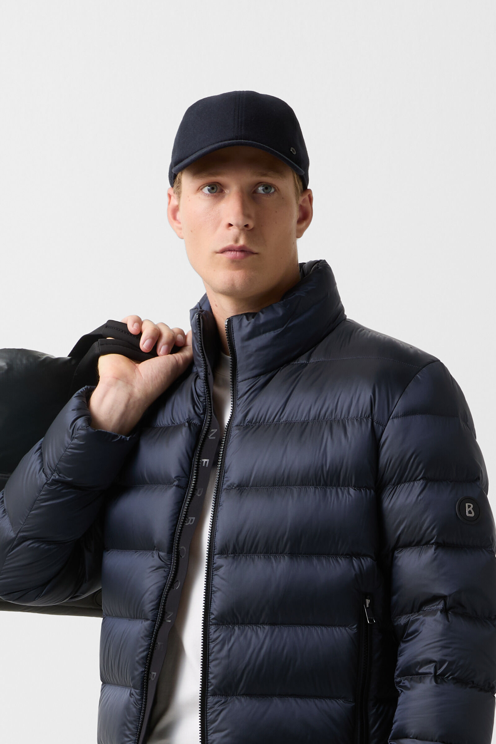 Hugh down jacket in Dark blue - 7