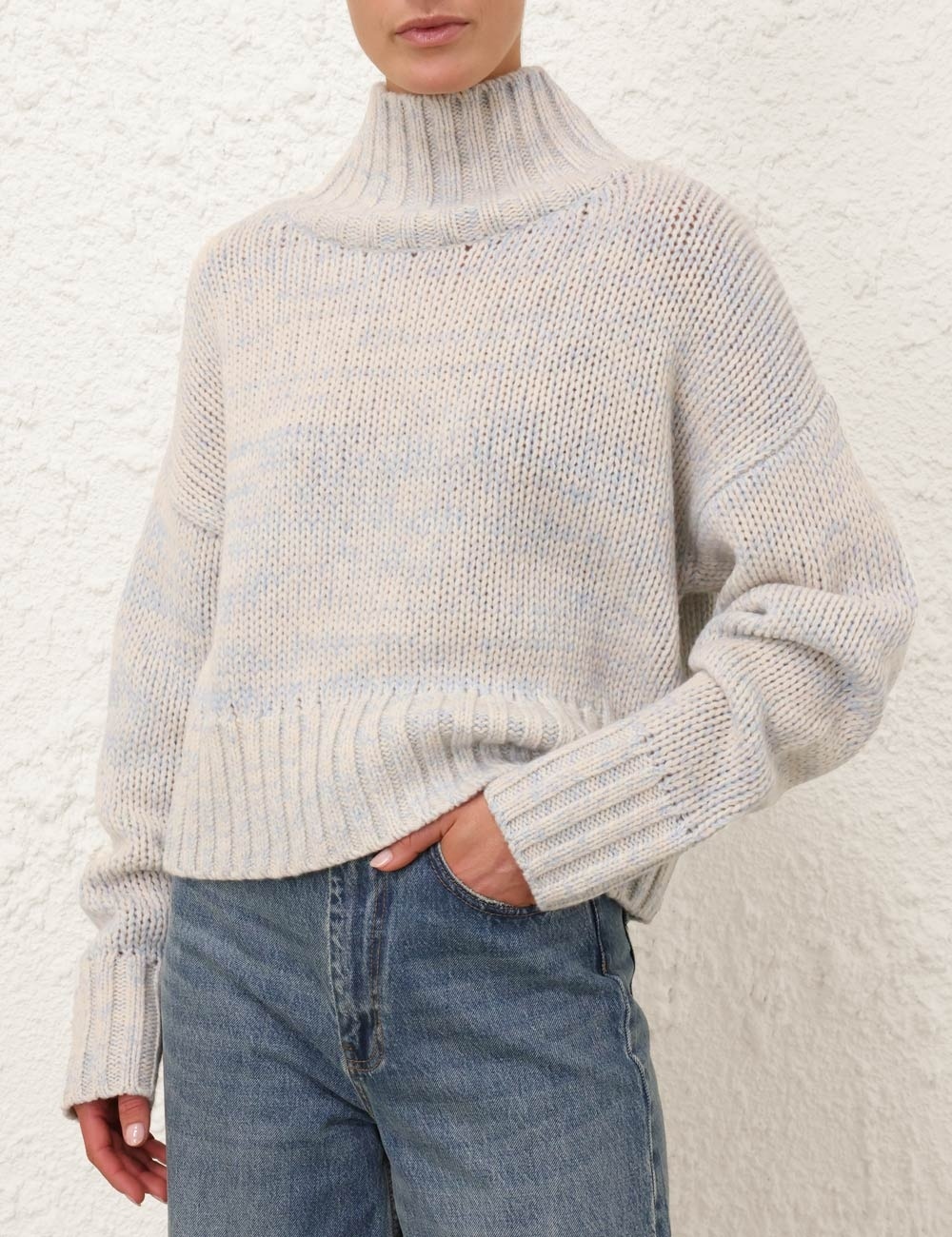 ILLUSTRATION MELANGE SWEATER - 2