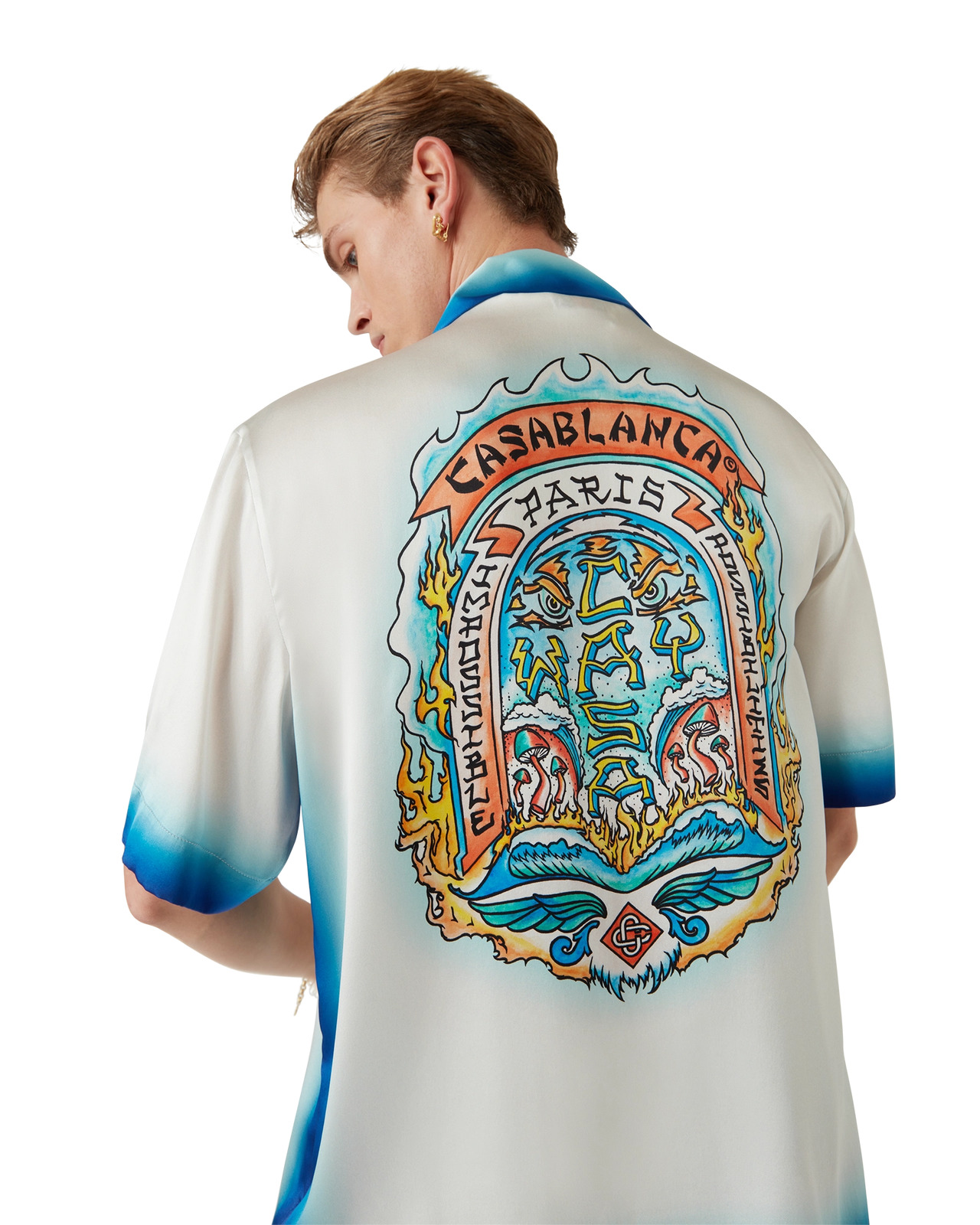 Casa Way Skate Silk Shirt | Casablanca Paris - 9