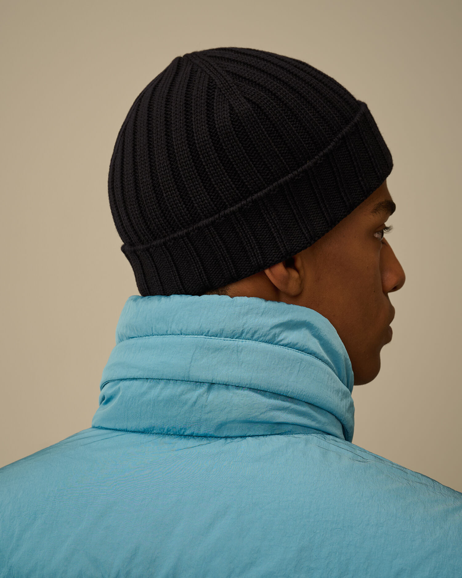 Extrafine Merino Wool Logo Beanie - 3