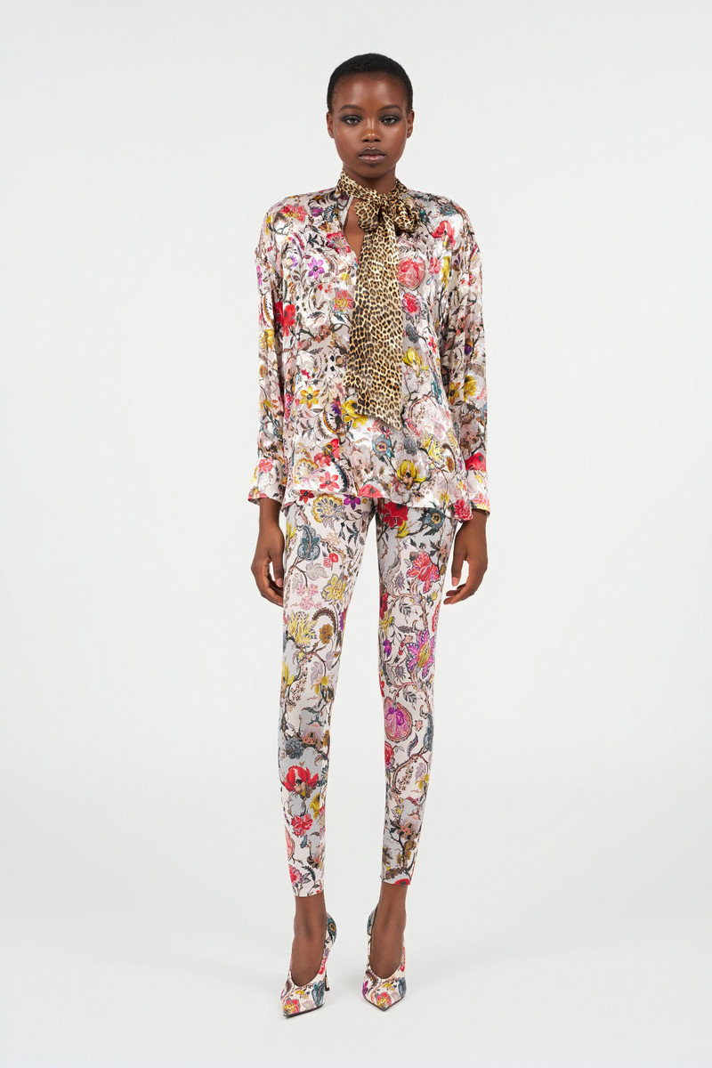 Florentine Flowers Print Leggings 3