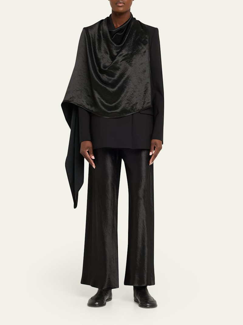 6397 Bias-Cut Satin Trousers outlook