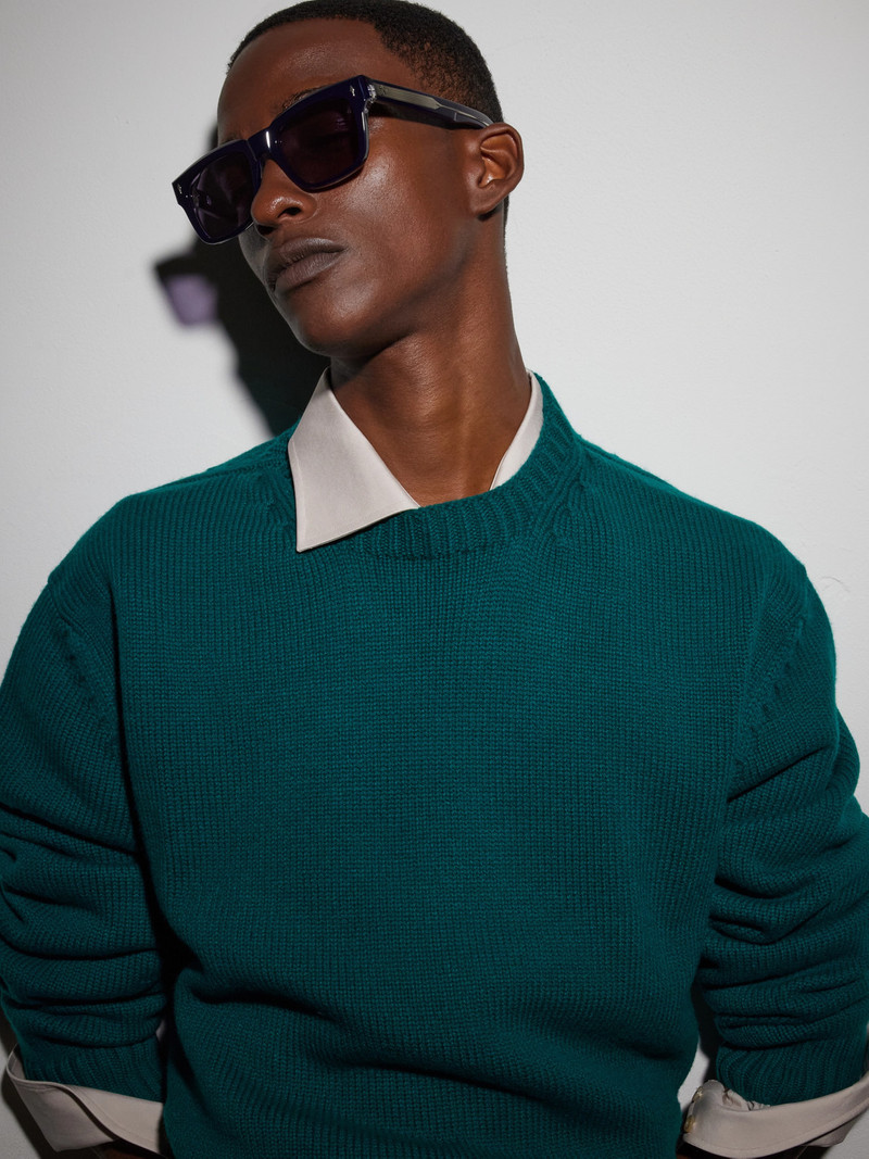Torino Square-Frame Acetate Sunglasses 5