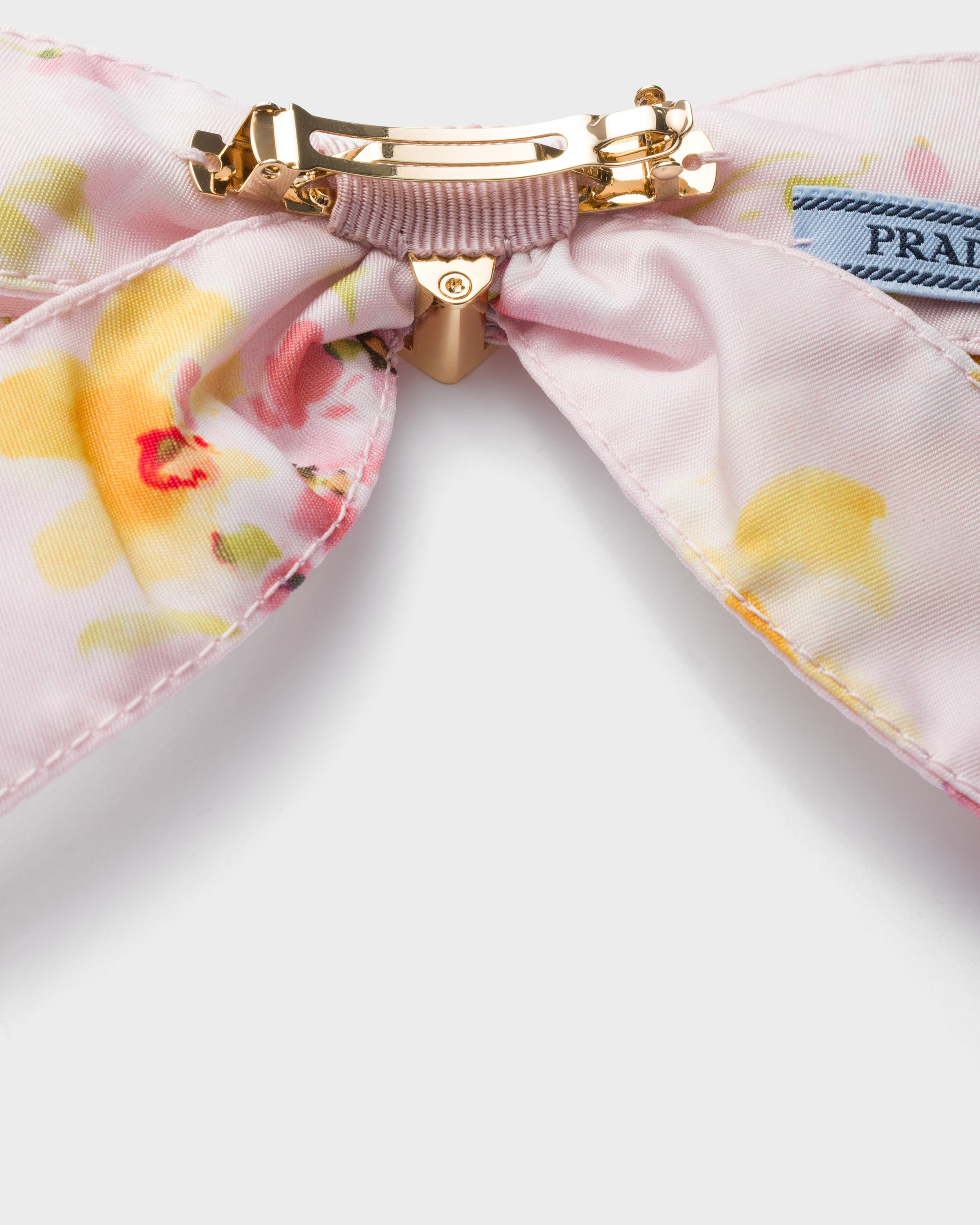 Floral print Re-Nylon hair clip - 2