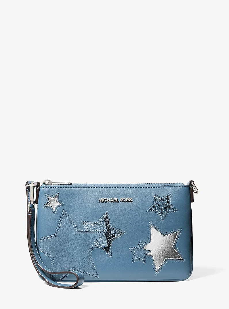 Jet Set Small Printed Wristlet - 1