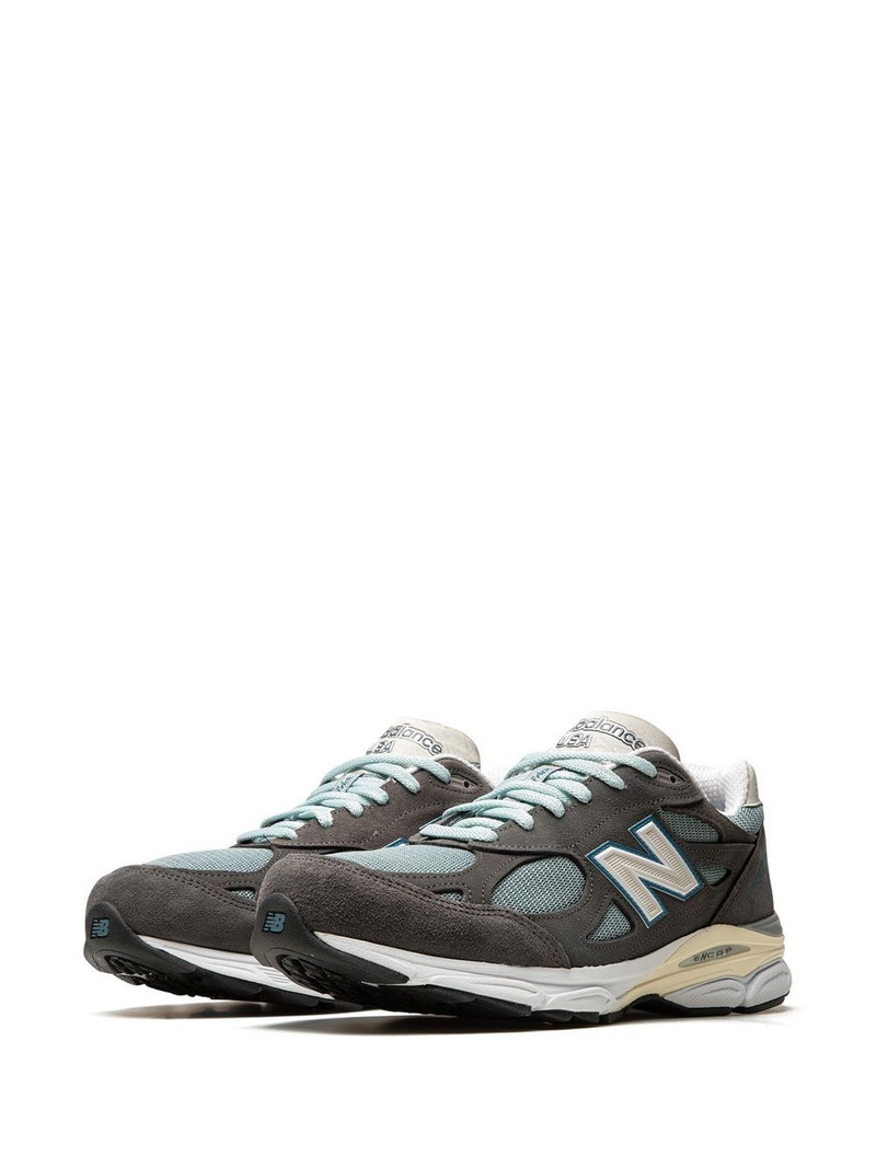 x Kith 990 V3 "강철 블루 / 그레이"스니커 5