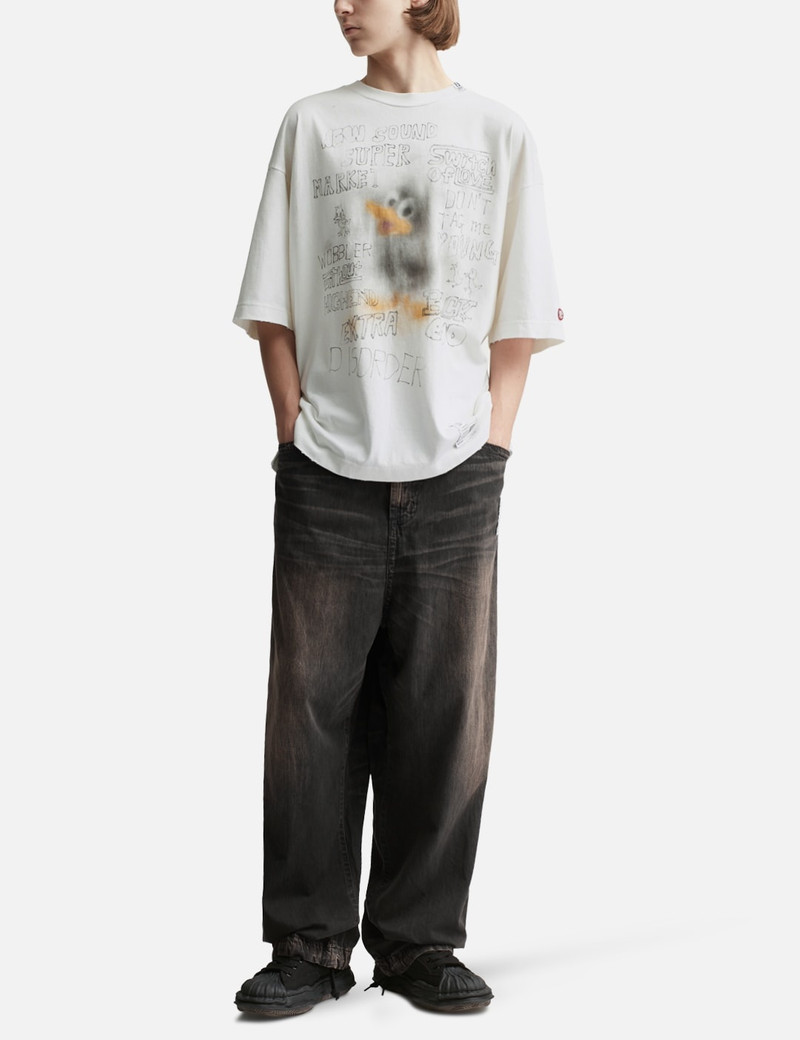Maison MIHARAYASUHIRO BLEACHED T-SHIRT outlook