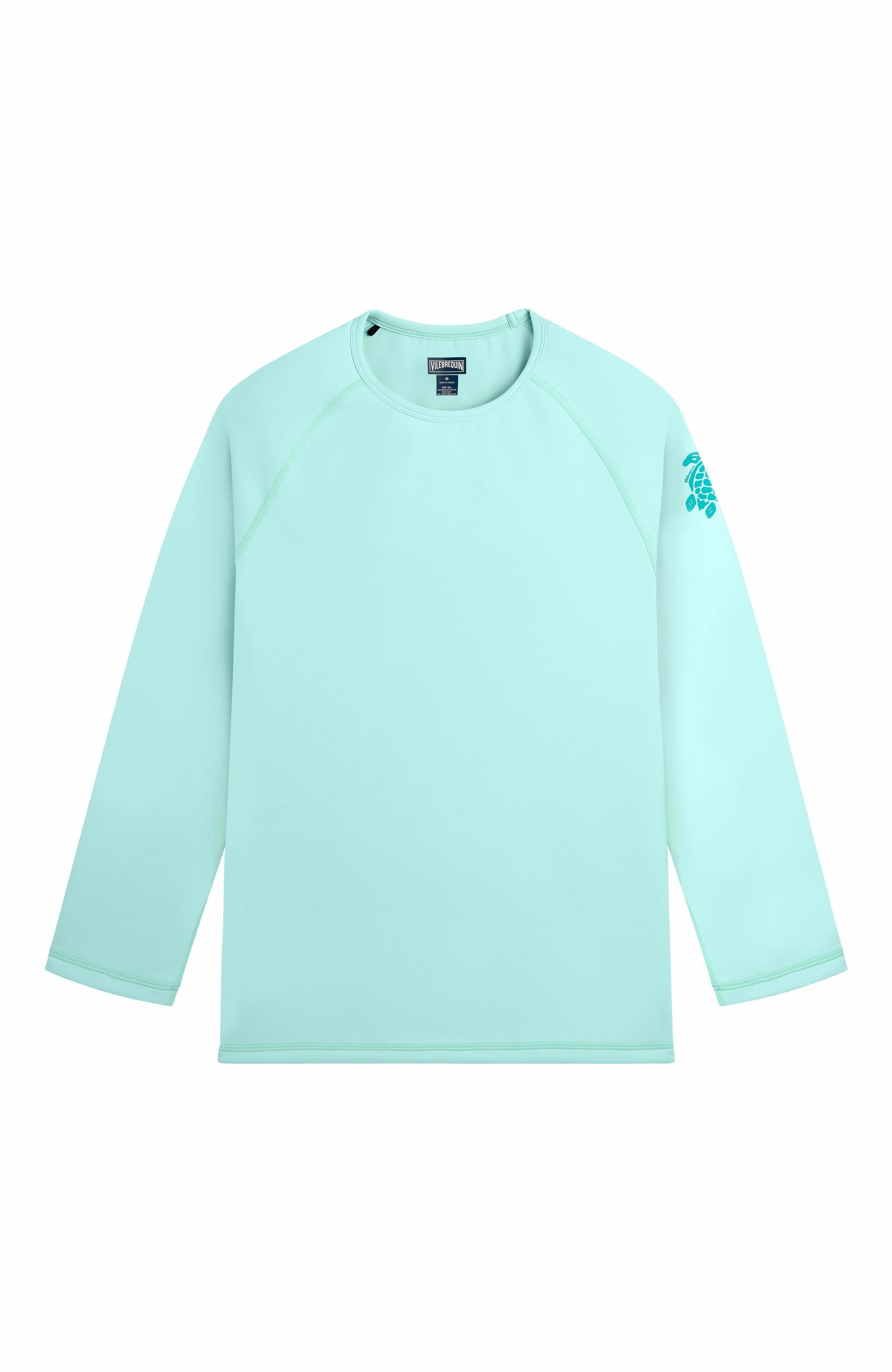 Vilebrequin Men's Solid Long Sleeve Rashguard in Celadon at Nordstrom - 2