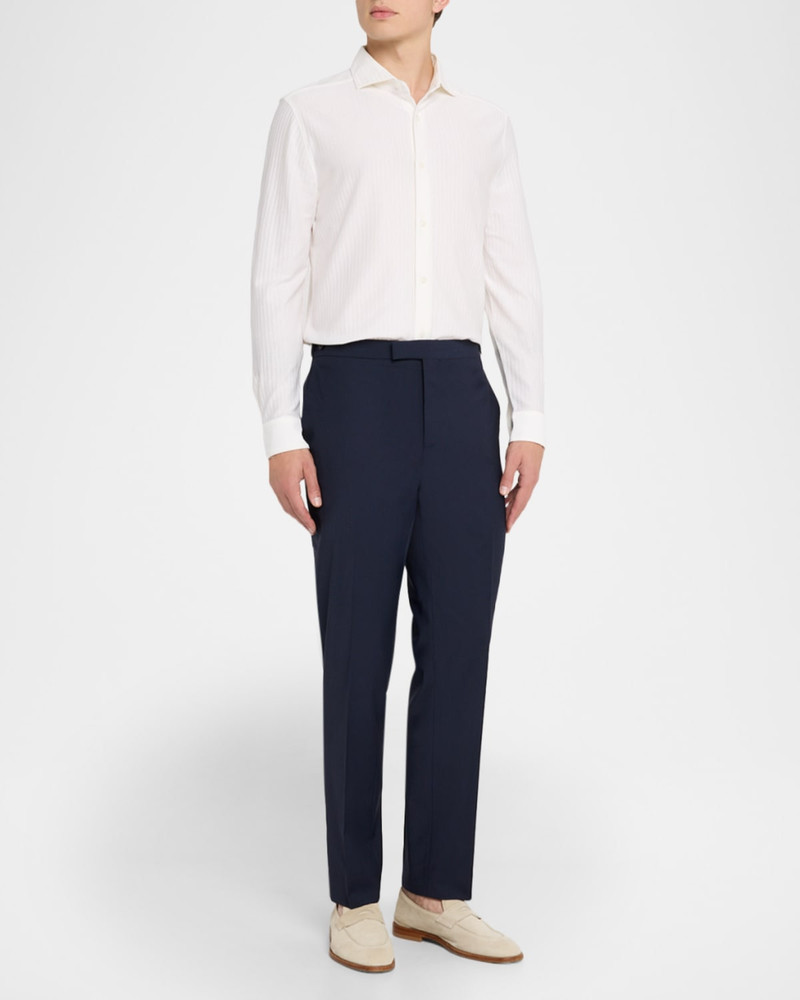 REISS Men's Hayes Jacquard Stripe Sport Shirt outlook