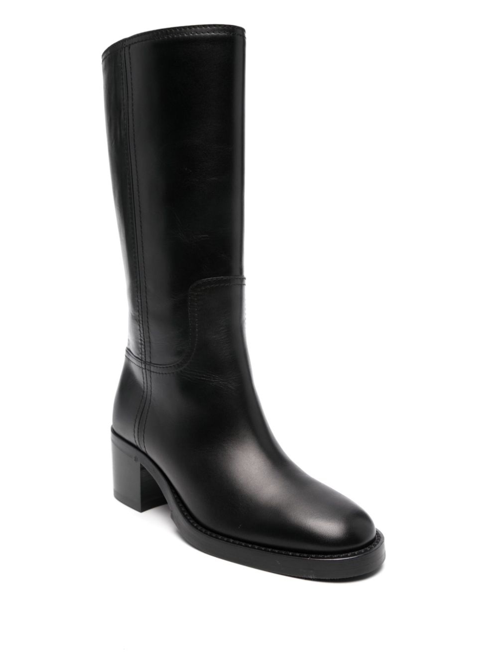 45mm logo-studded leather boots - 2