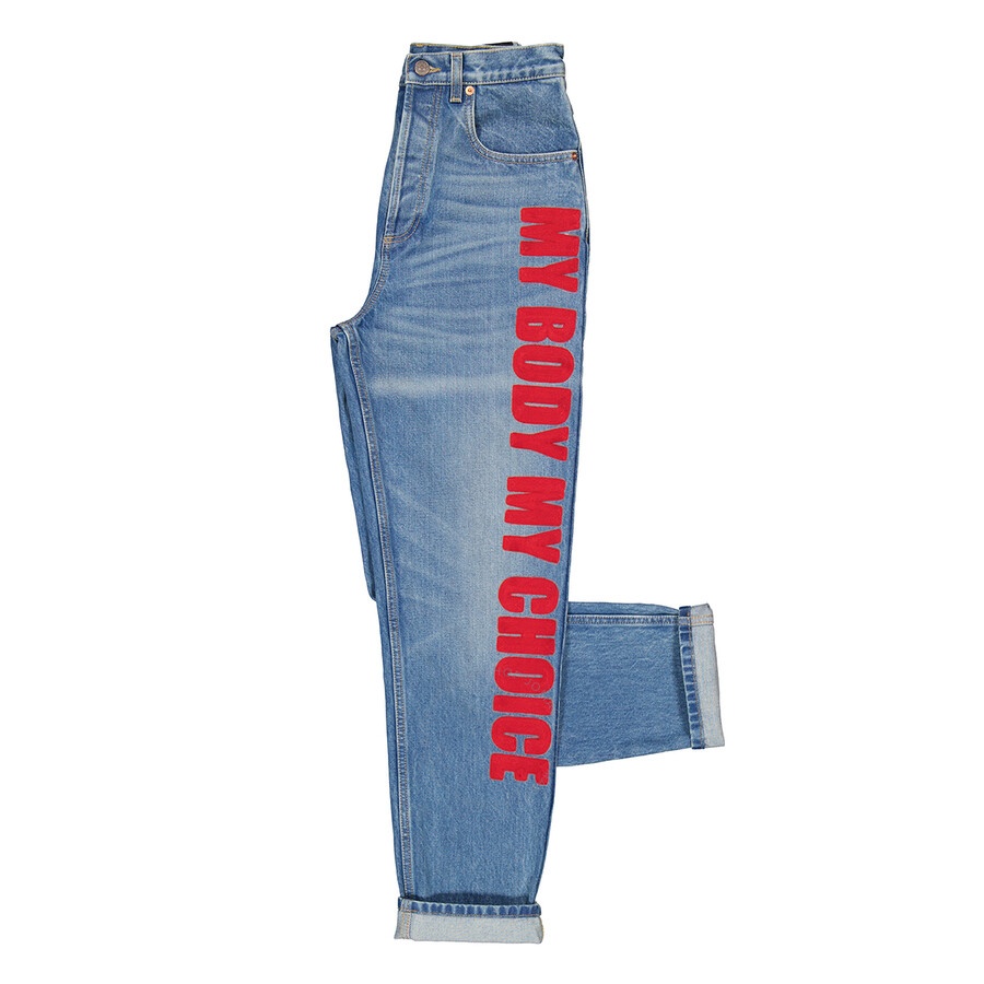 Gucci My Body My Choice Straight Leg Jeans - 7