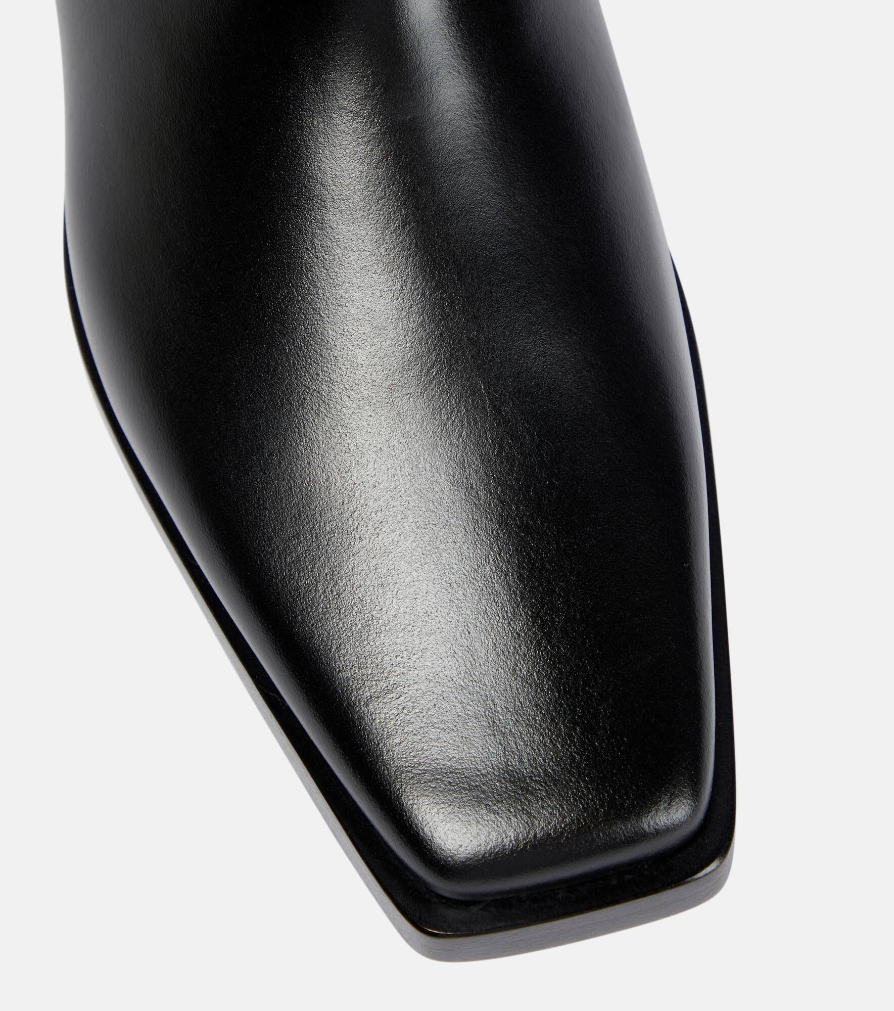Leather knee-high boots - 6