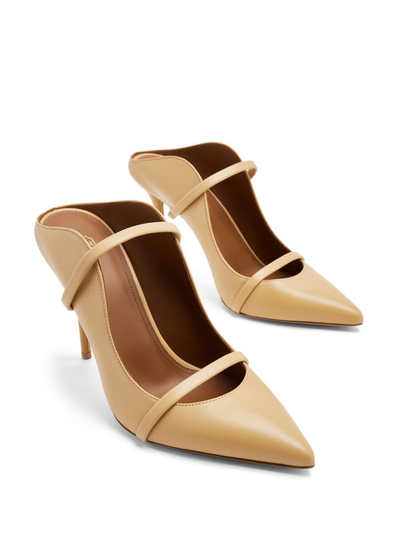 MALONE SOULIERS Maureen pointed-toe leather mules outlook