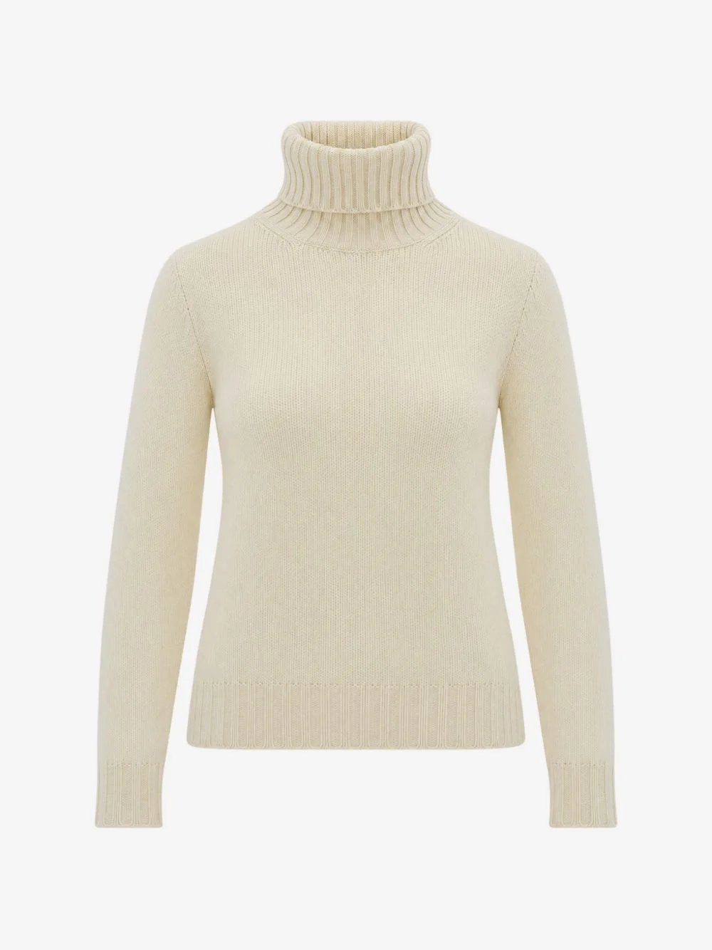 roll-neck knitted sweater - 1