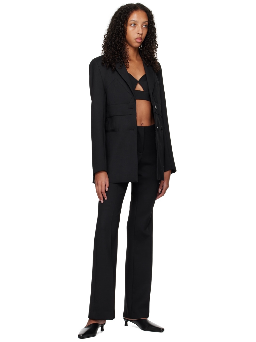 Black Bra Blazer - 4