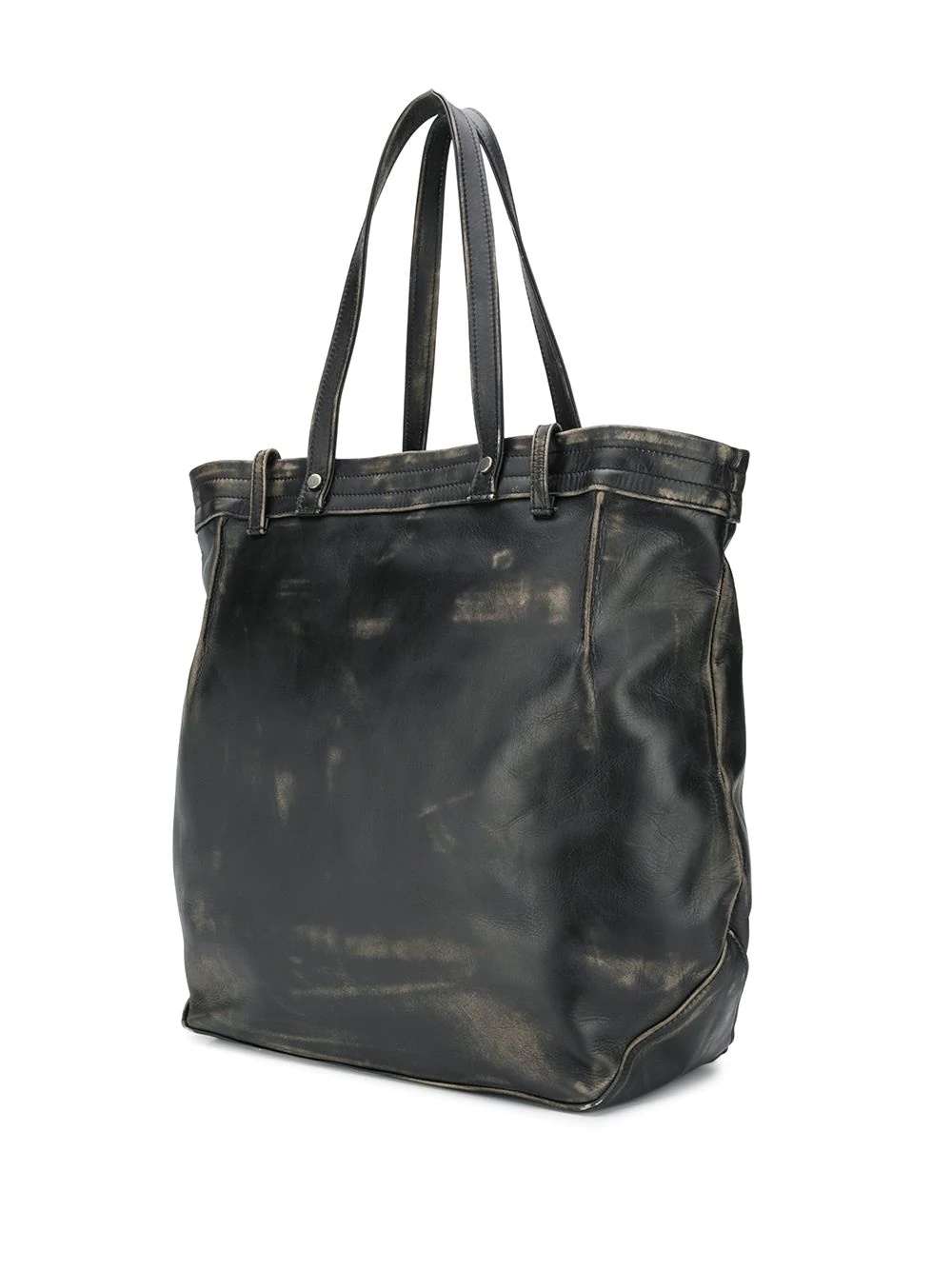 leather tote bag - 3