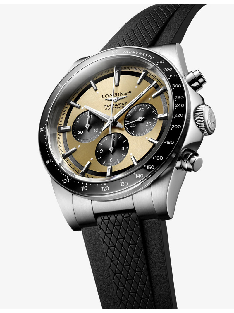 Longines L3.835.4.32.9 Conquest Chronograph Stainless-Steel Automatic Watch outlook