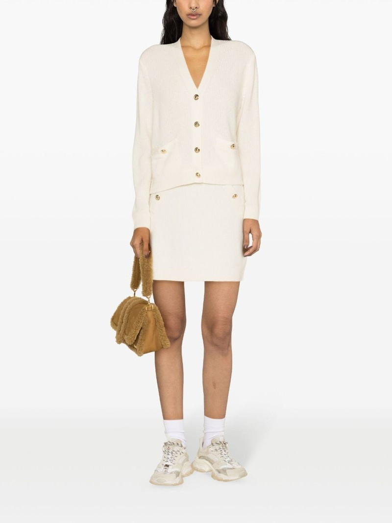 MICHAEL KORS high-waisted ribbed skirt outlook