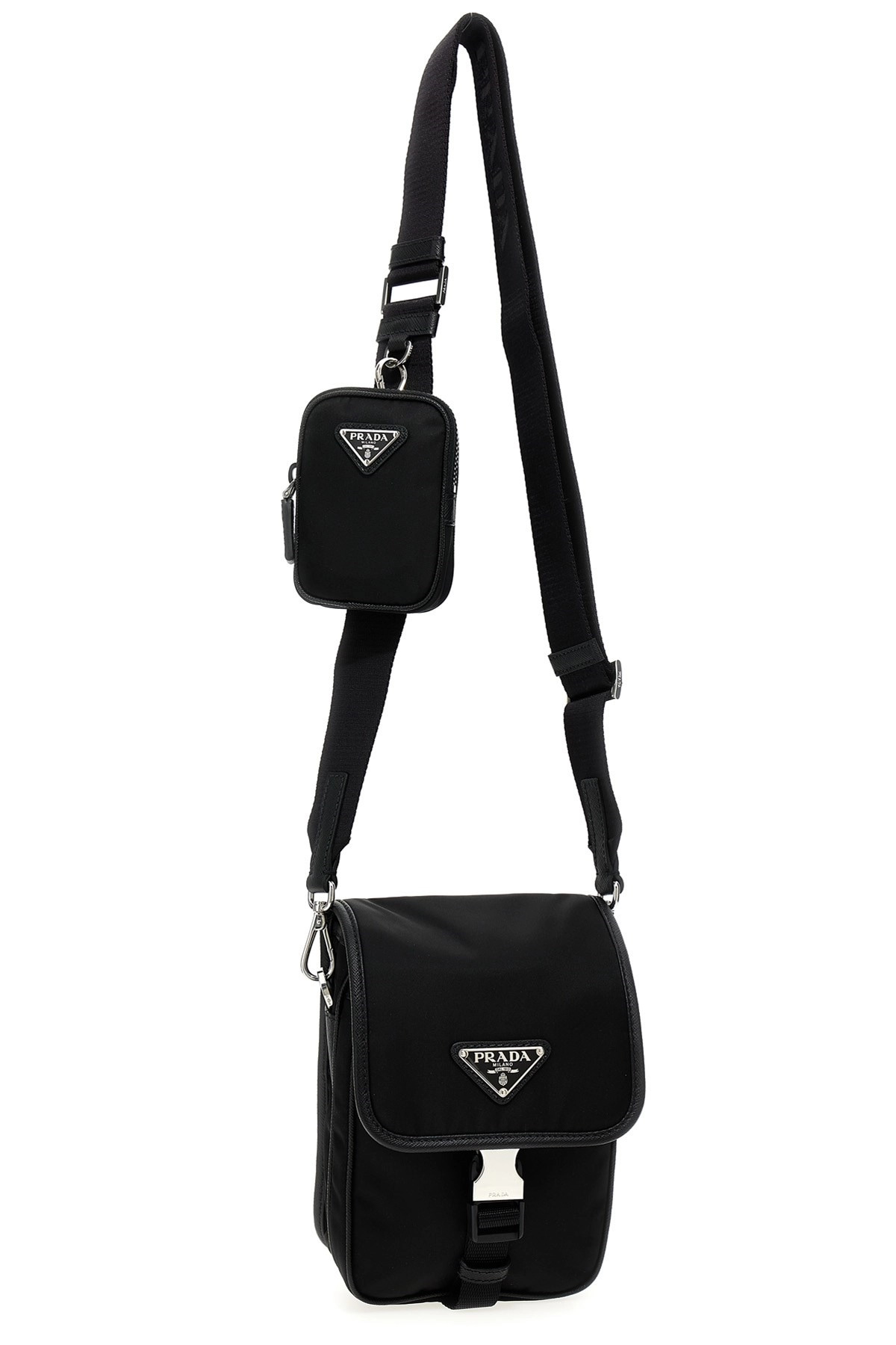 Re-Nylon logo crossbody bag - 4