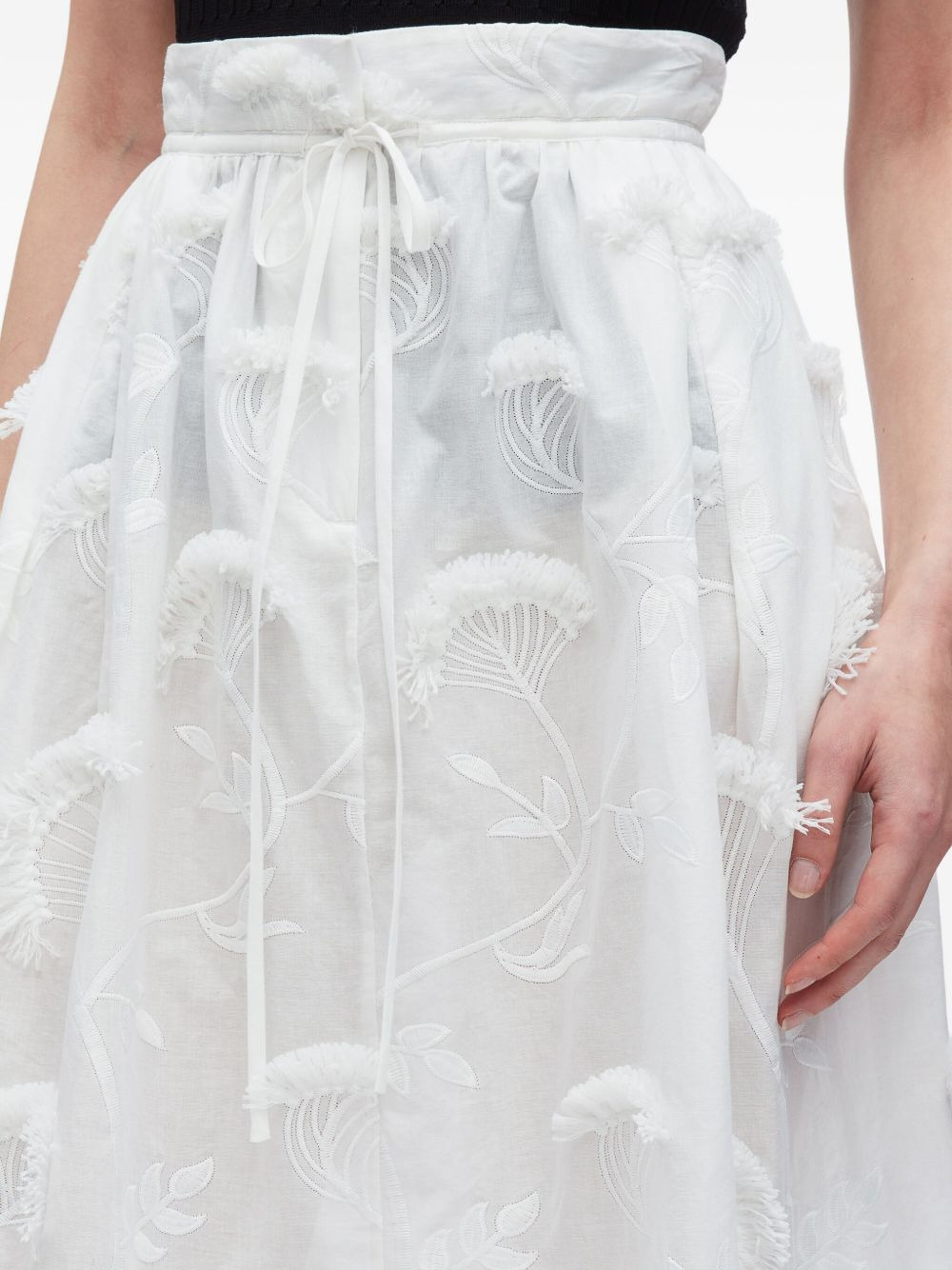 embroidered skirt - 5