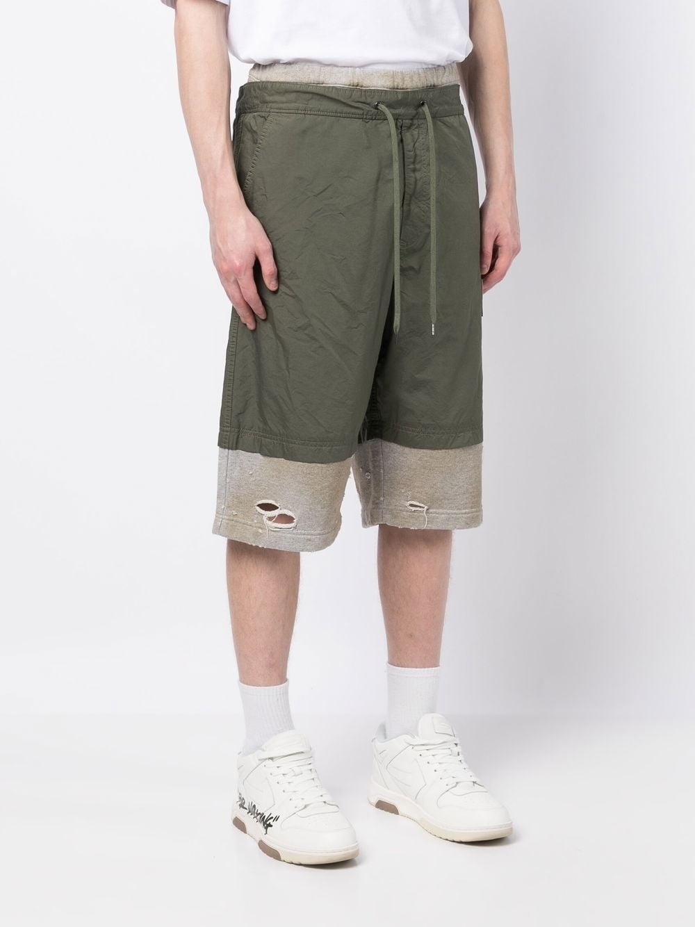 Layered drawstring shorts - 3