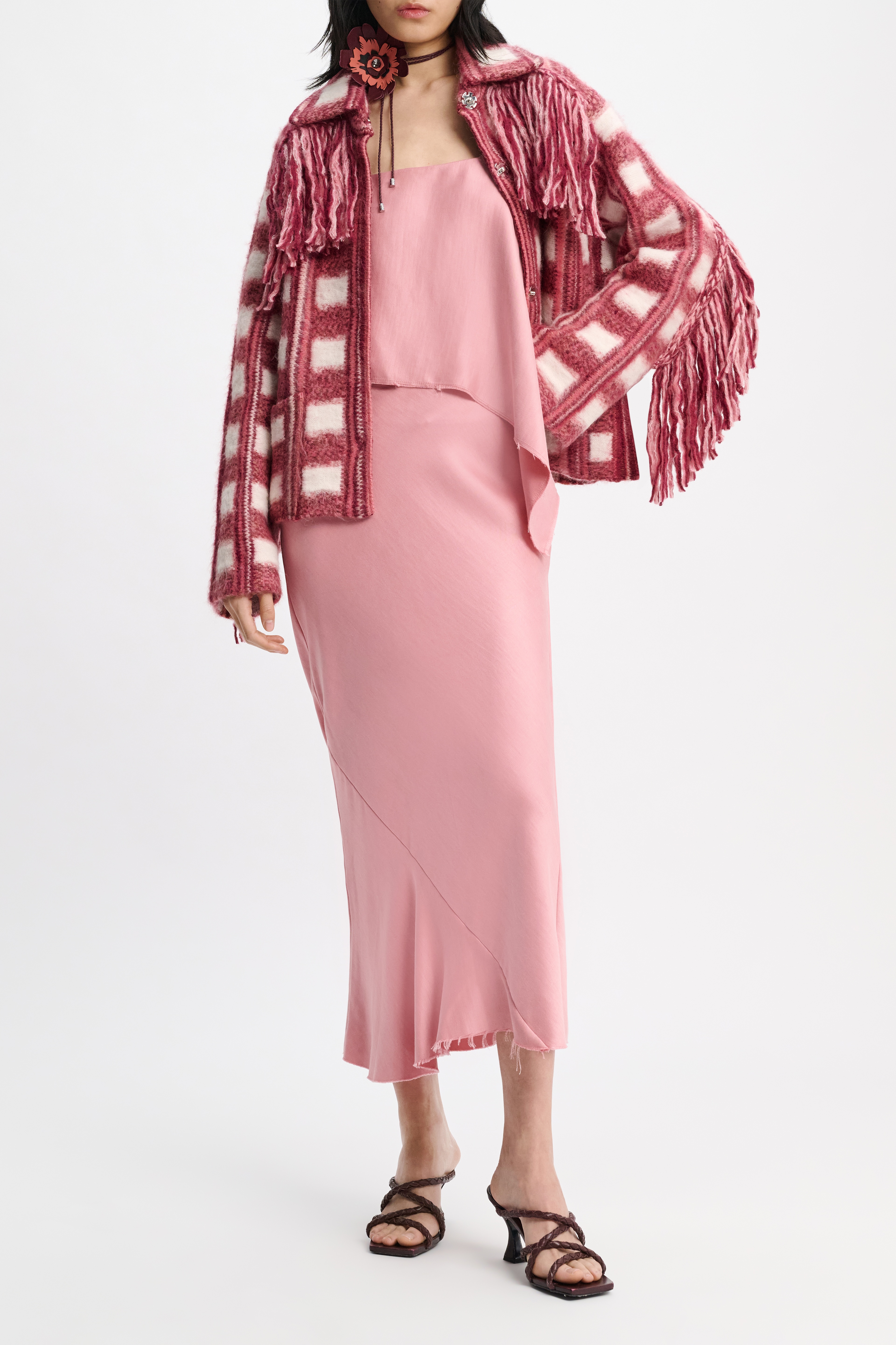 DIZZY CHECK cardigan - 3