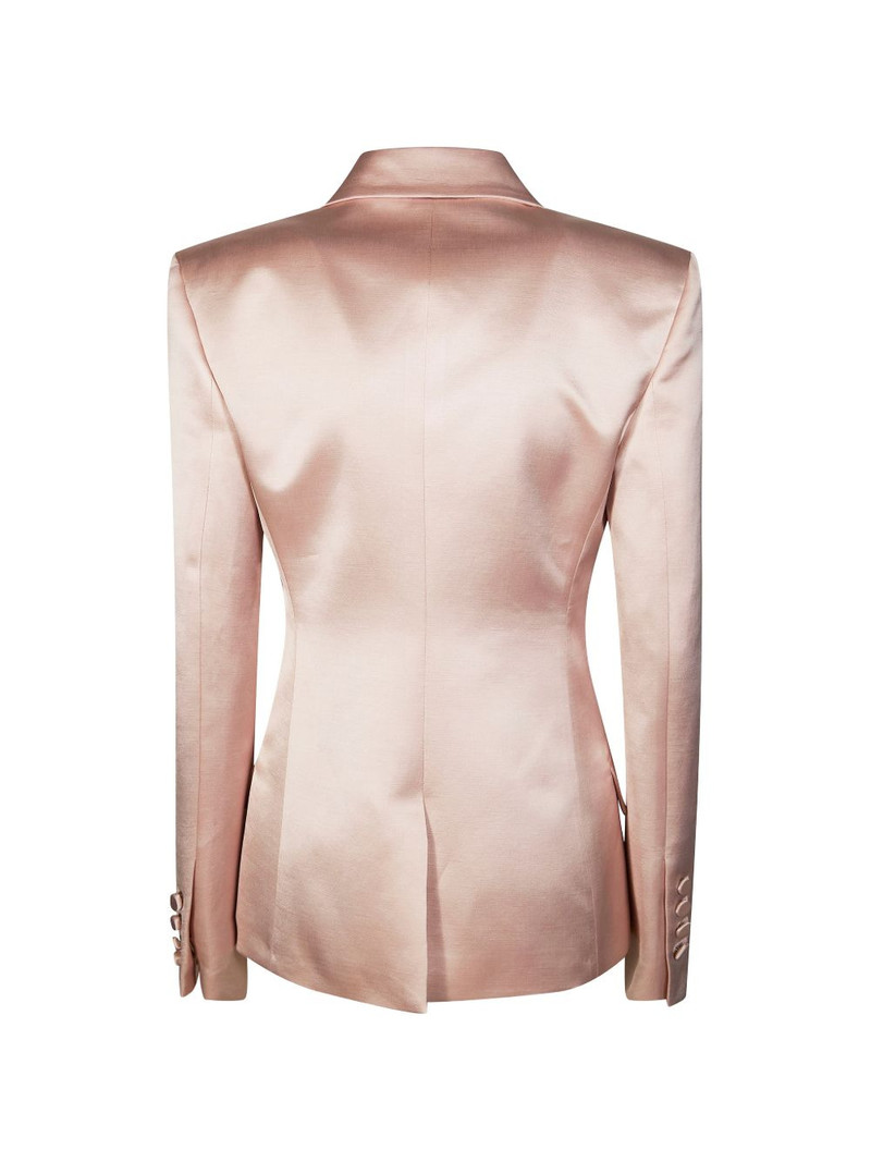 THE ANDAMANE Bianca buttoned blazer outlook