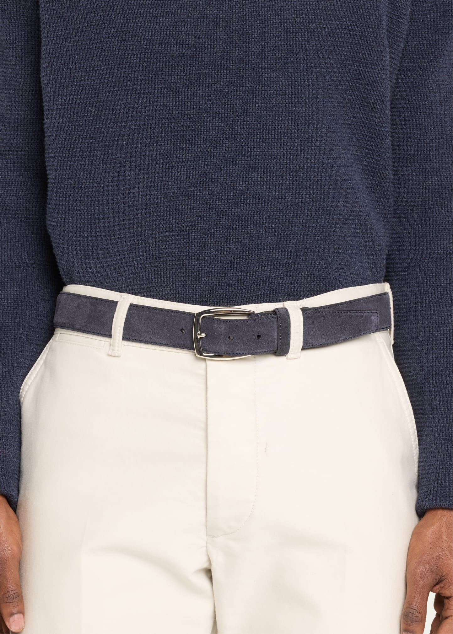 Men's Calf Suede Belt - 2