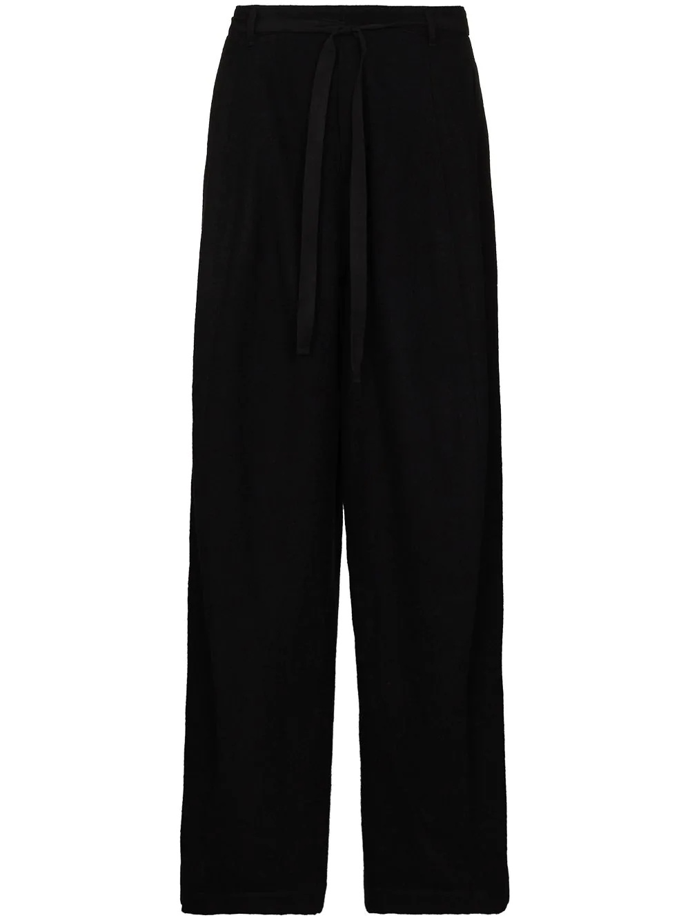 drawstring wide-leg trousers - 1