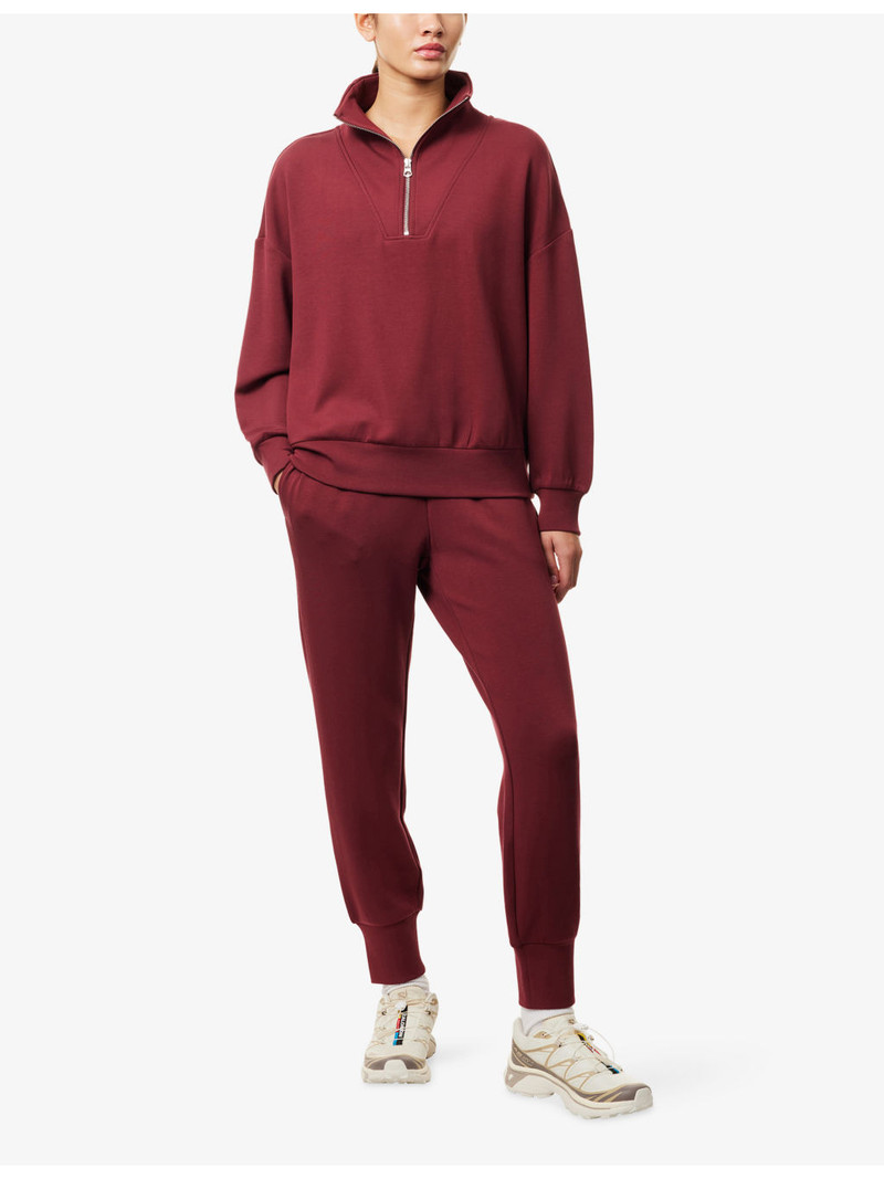 VARLEY Elasticated-Waist Slim-Fit Stretch-Jersey Joggers outlook