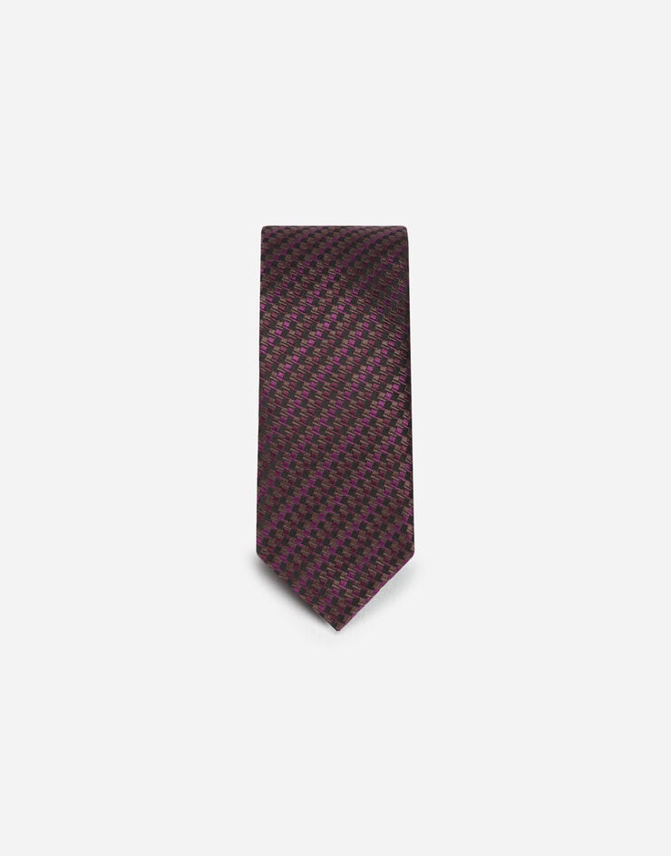 6-cm tie-design silk jacquard blade tie - 2