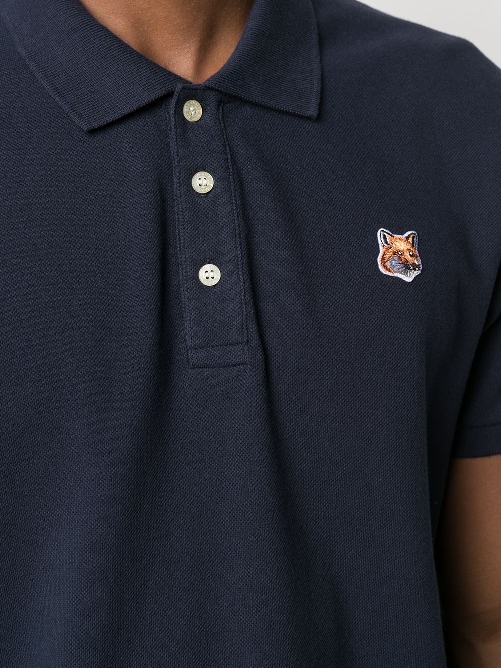 embroidered-logo polo shirt - 6