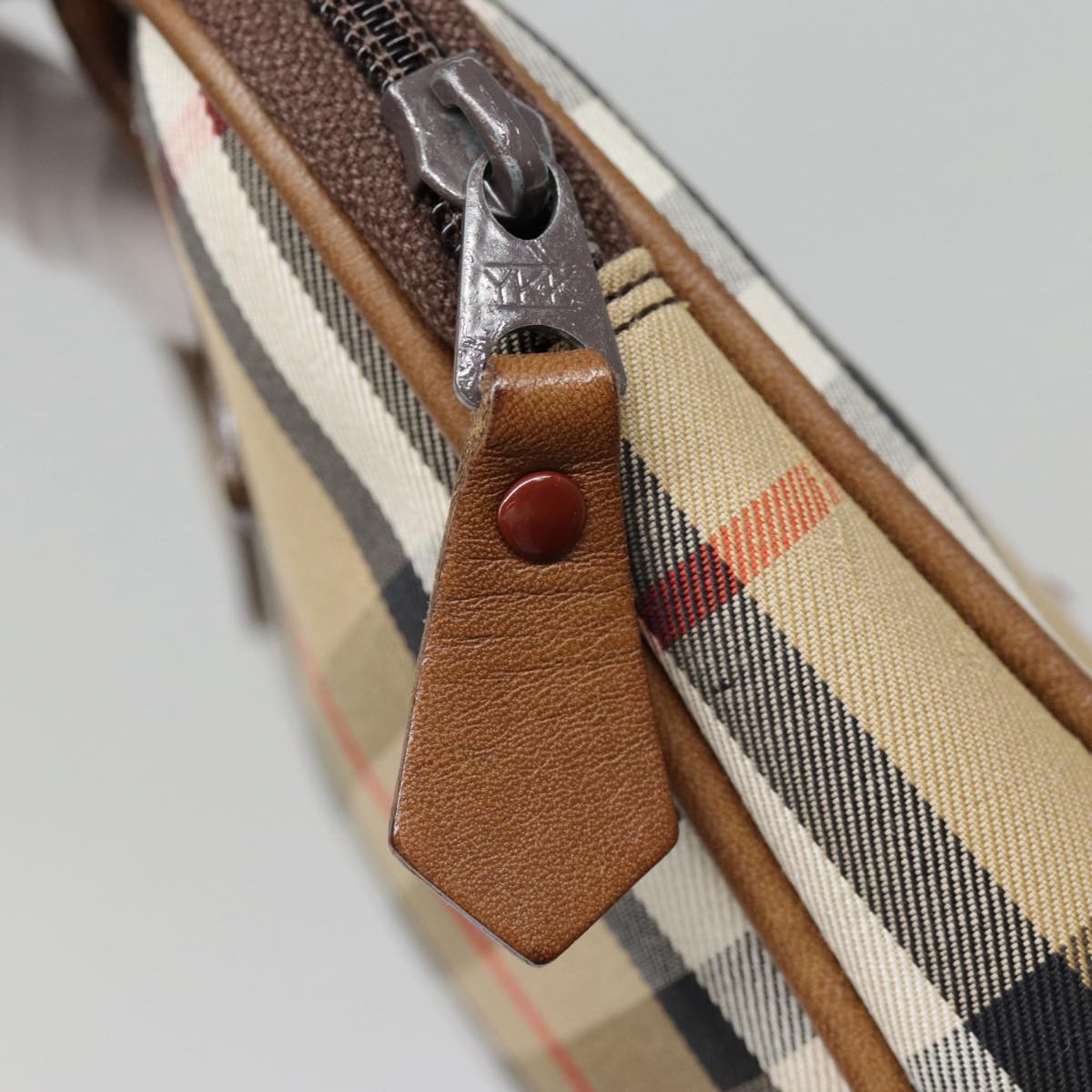Burberry Nova Check Hand Bag Canvas Beige - 10